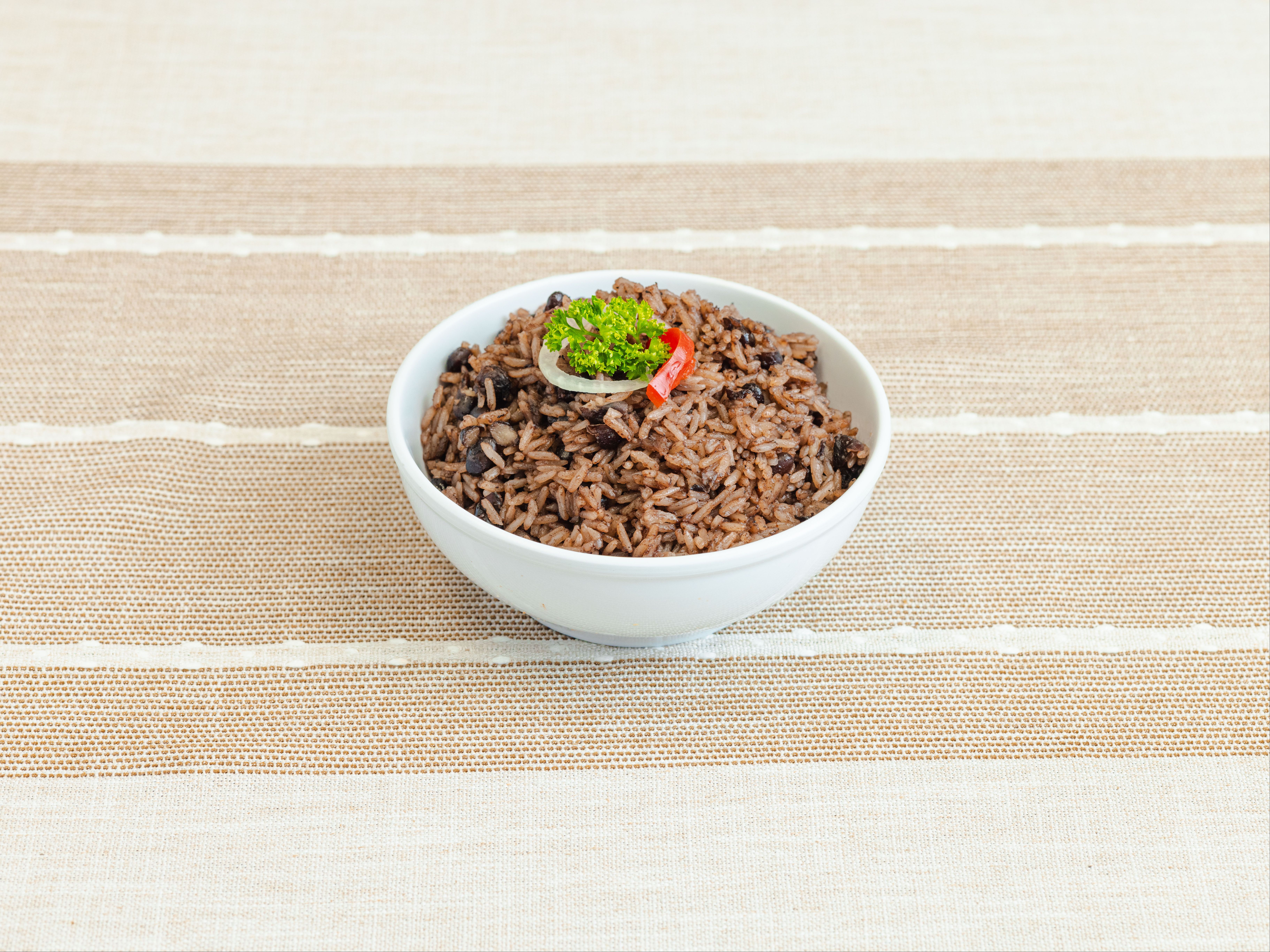 Half Pan Rice & Beans (Diri Cole).