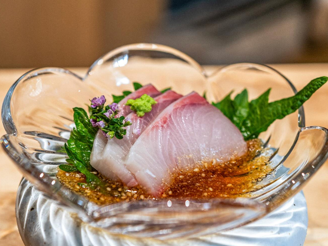 Japanese Amberjack Sashimi