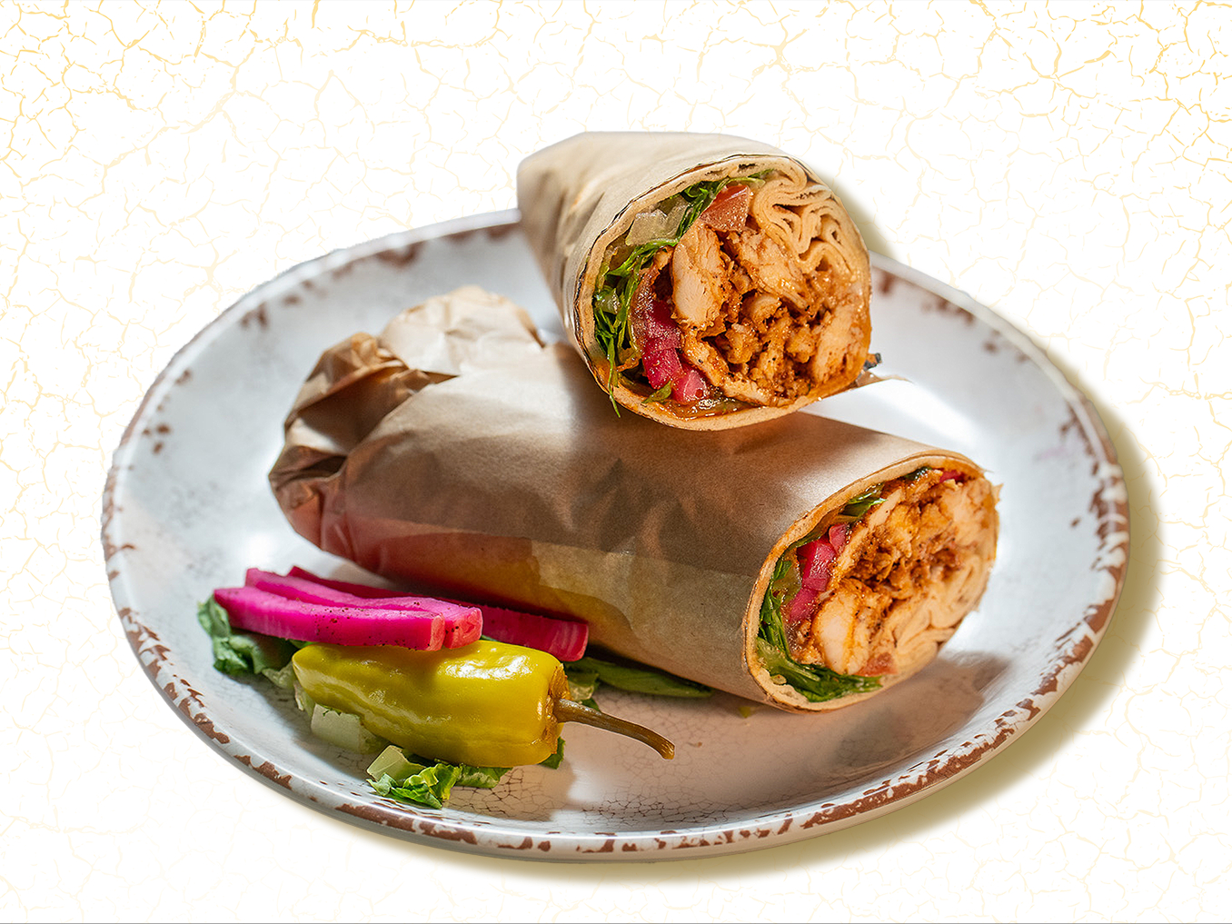 Chicken Shawarma Wrap.