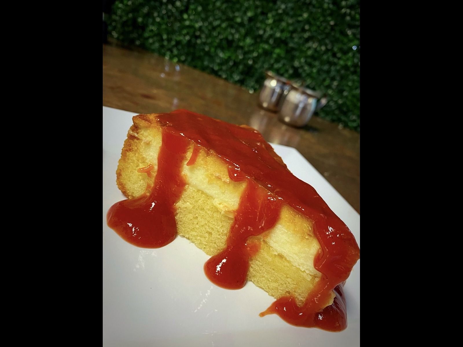 GUAVA CHEESECAKE.