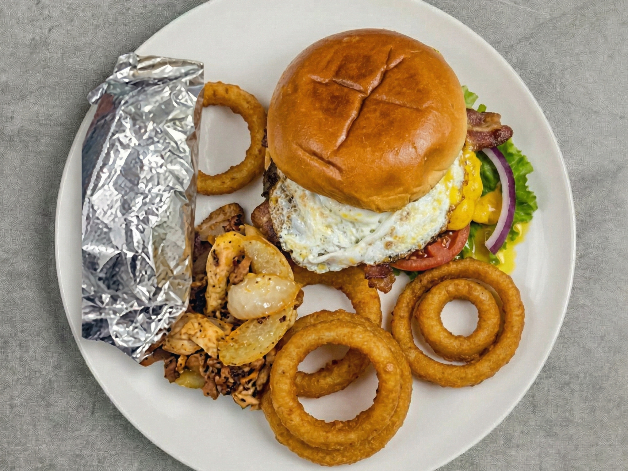 Egg Drop Burger