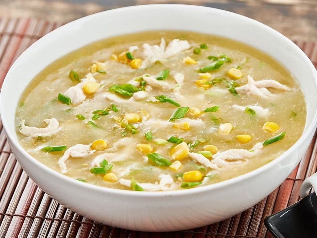 Chicken Sweet Corn Soup.