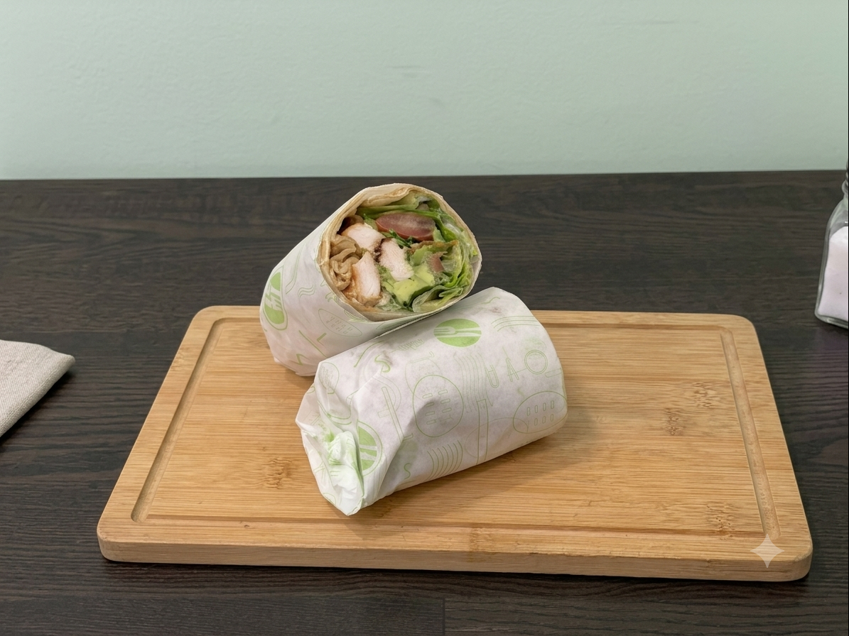 Chicken Caesar Wrap.