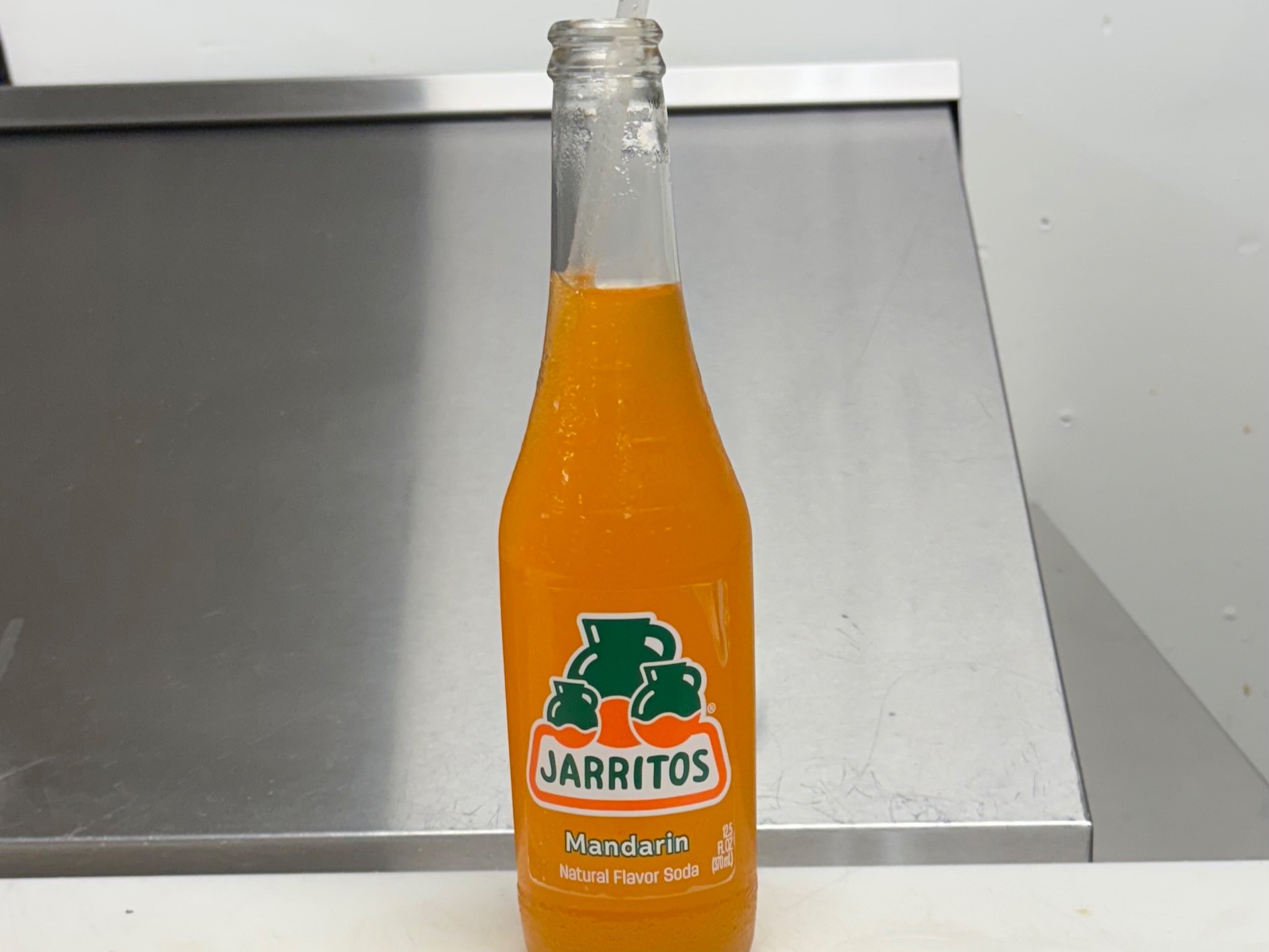 Jarritos Soda Mandarin.