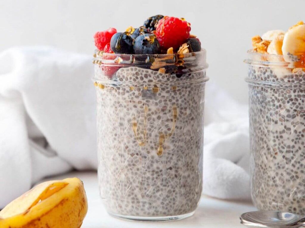 Chia Pudding Parfait.