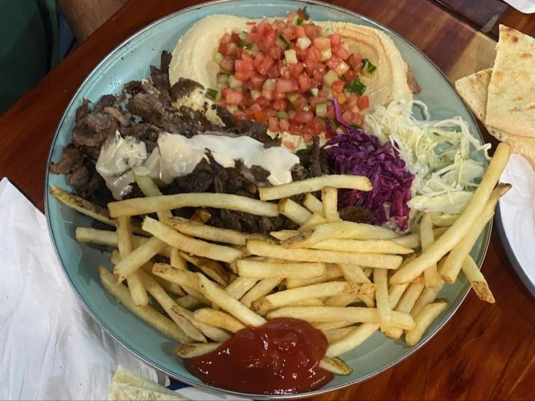Special Shawarma platter - Beef and Lamb