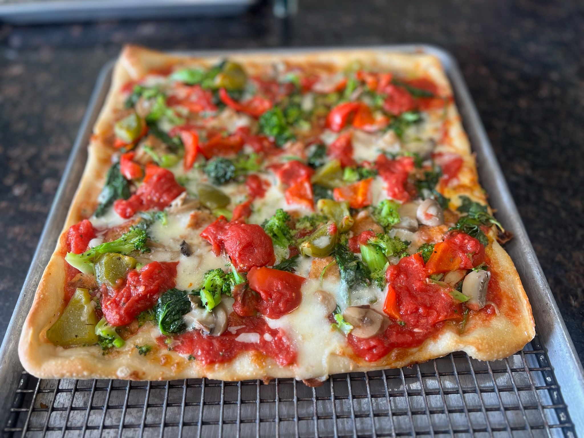 Vegetable Pizza Lg.