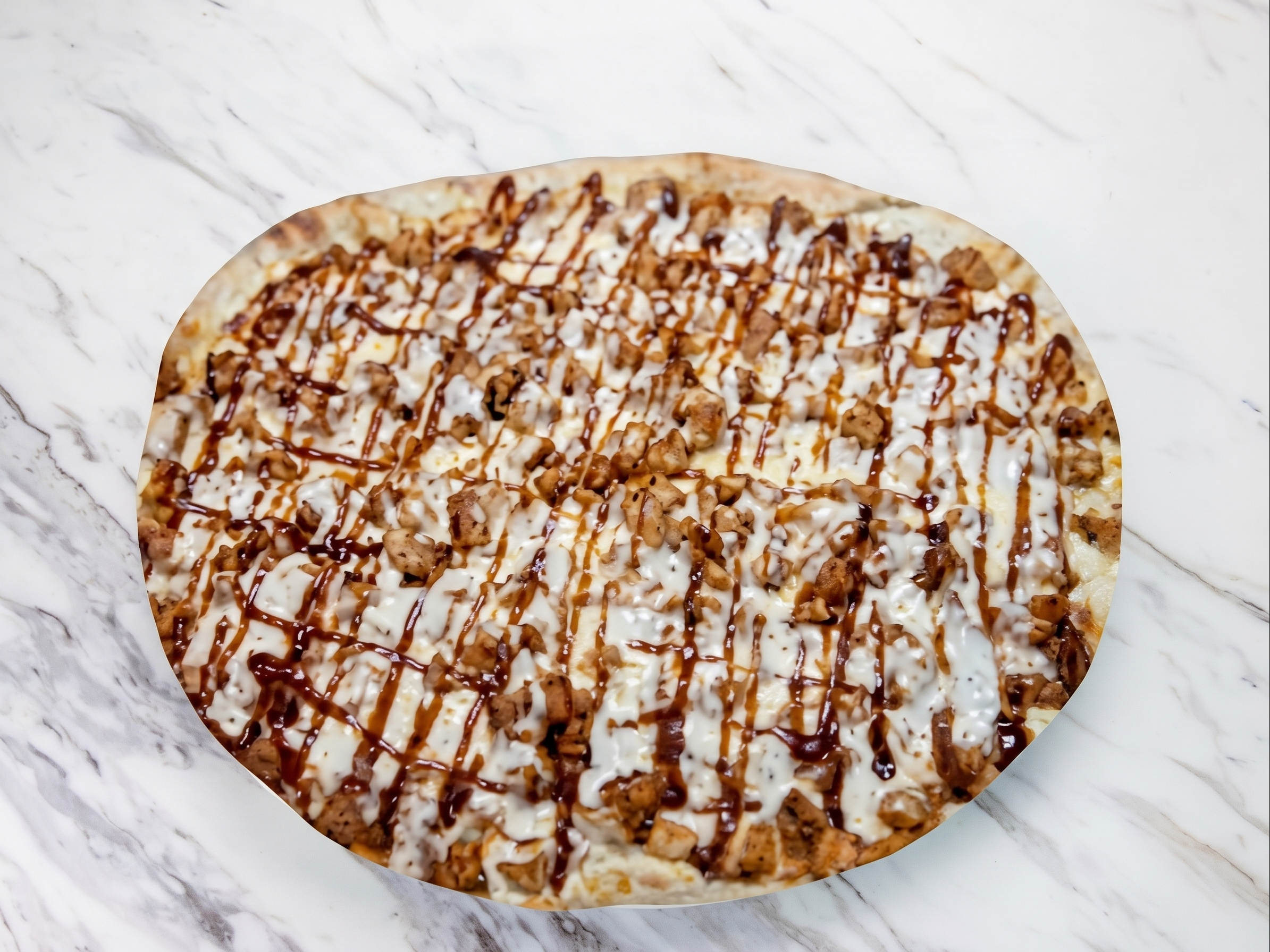 BBQ Chicken Pizza.