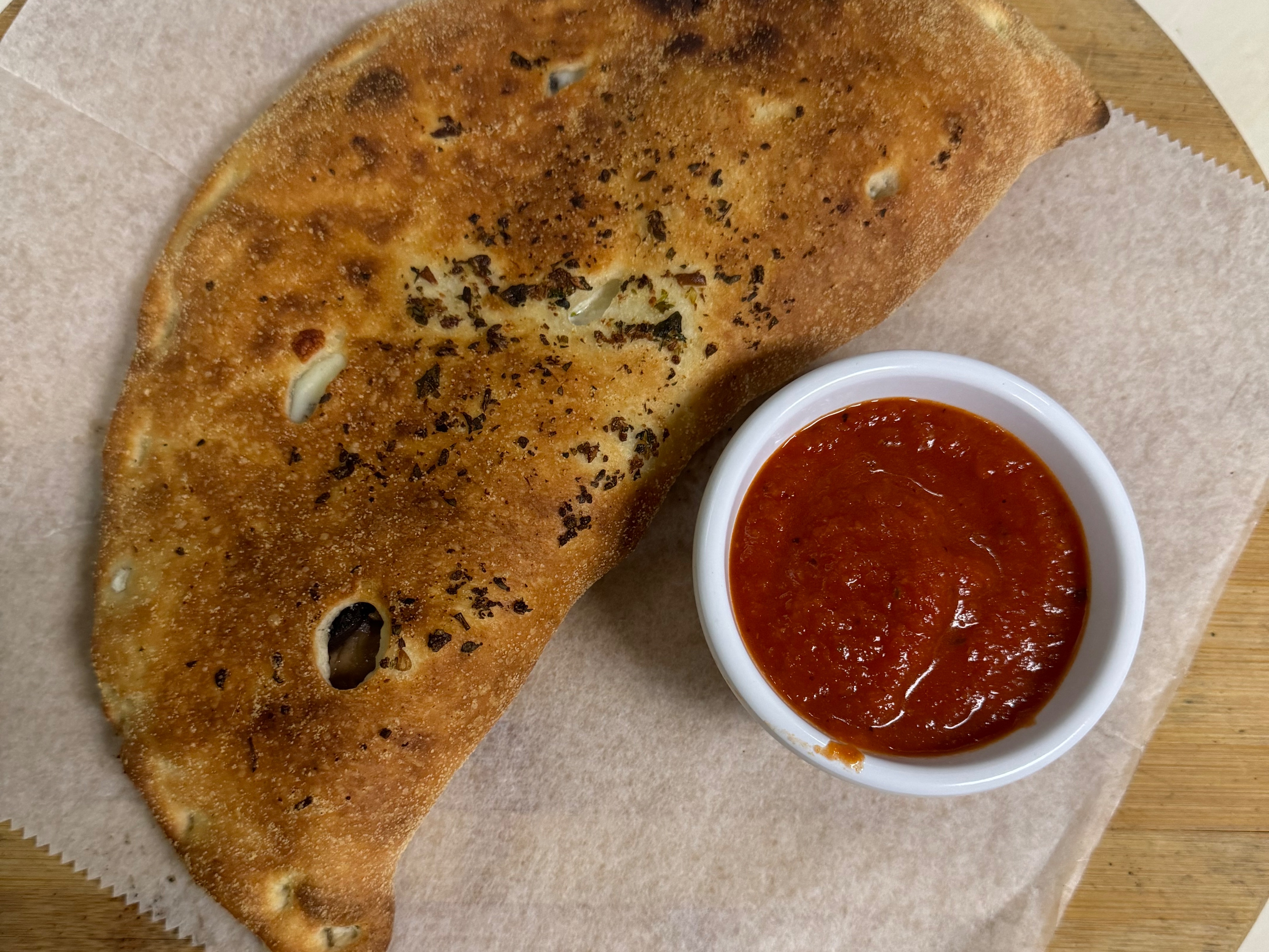 Cheese Calzone Lunch.