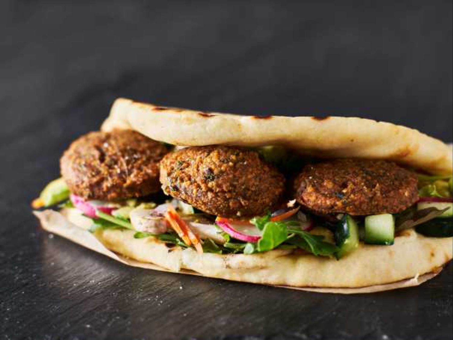 Image-Falafel with Pita
