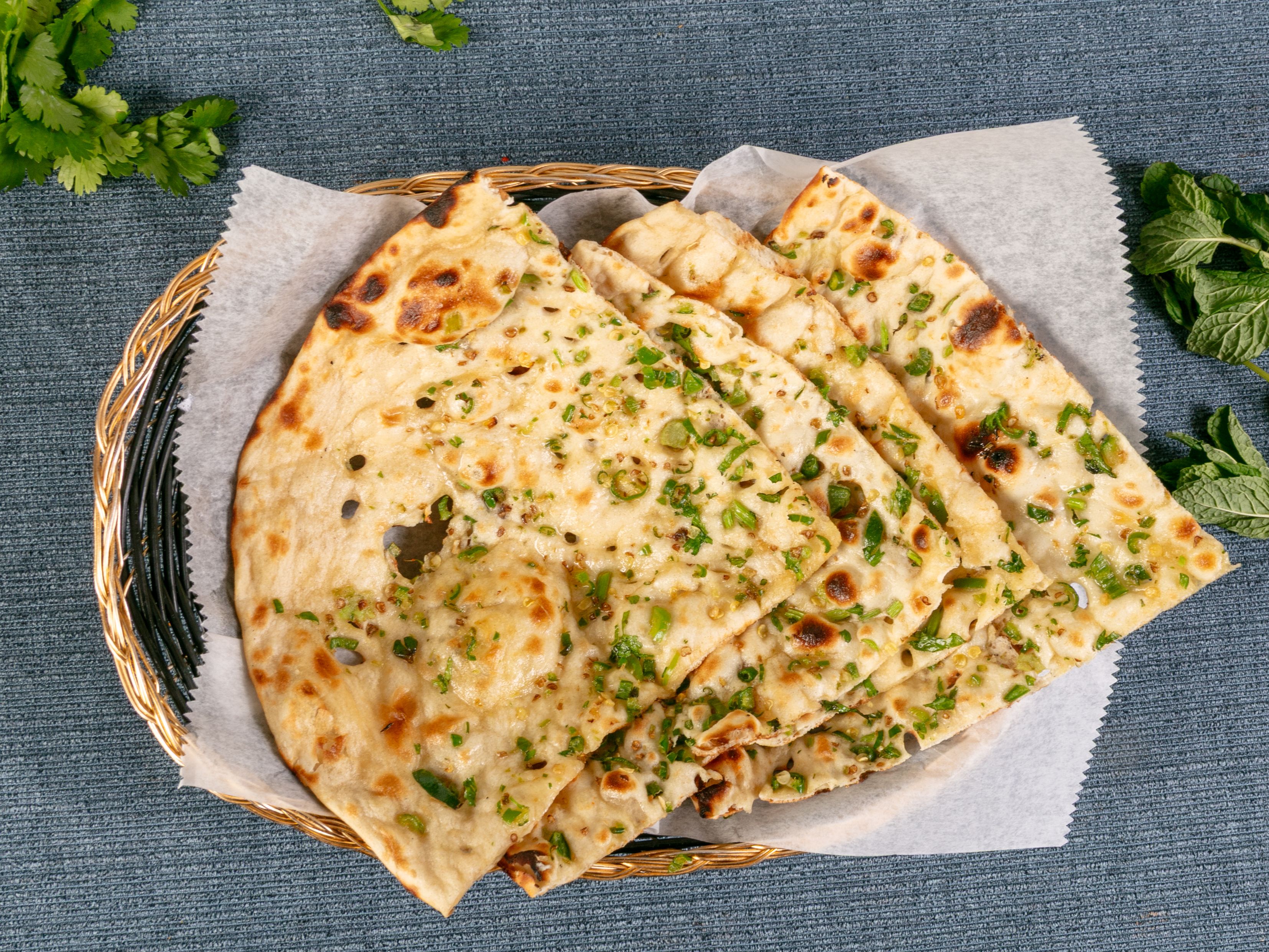 Savor our fresh naan