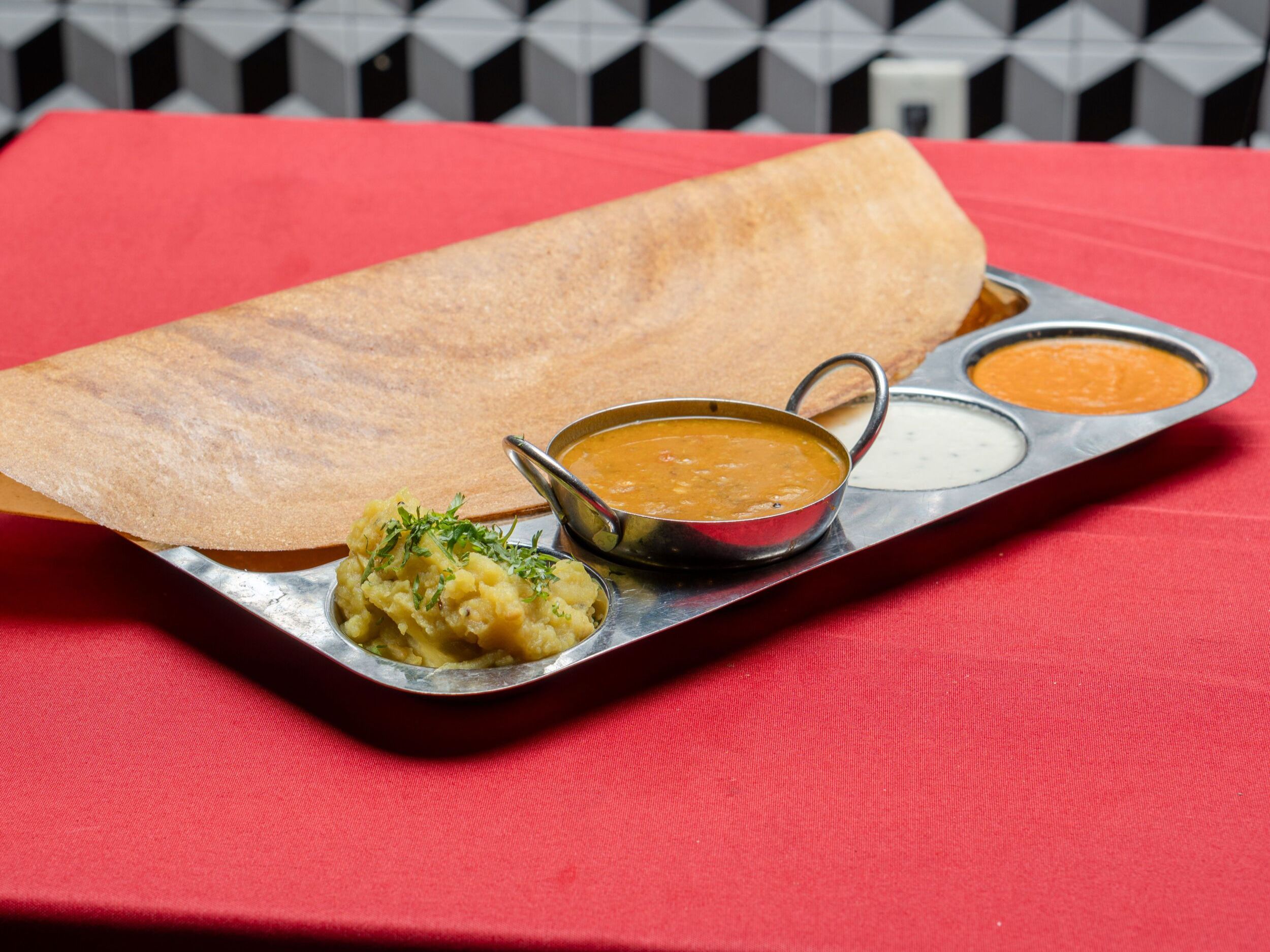 Ghee Masala Dosa.