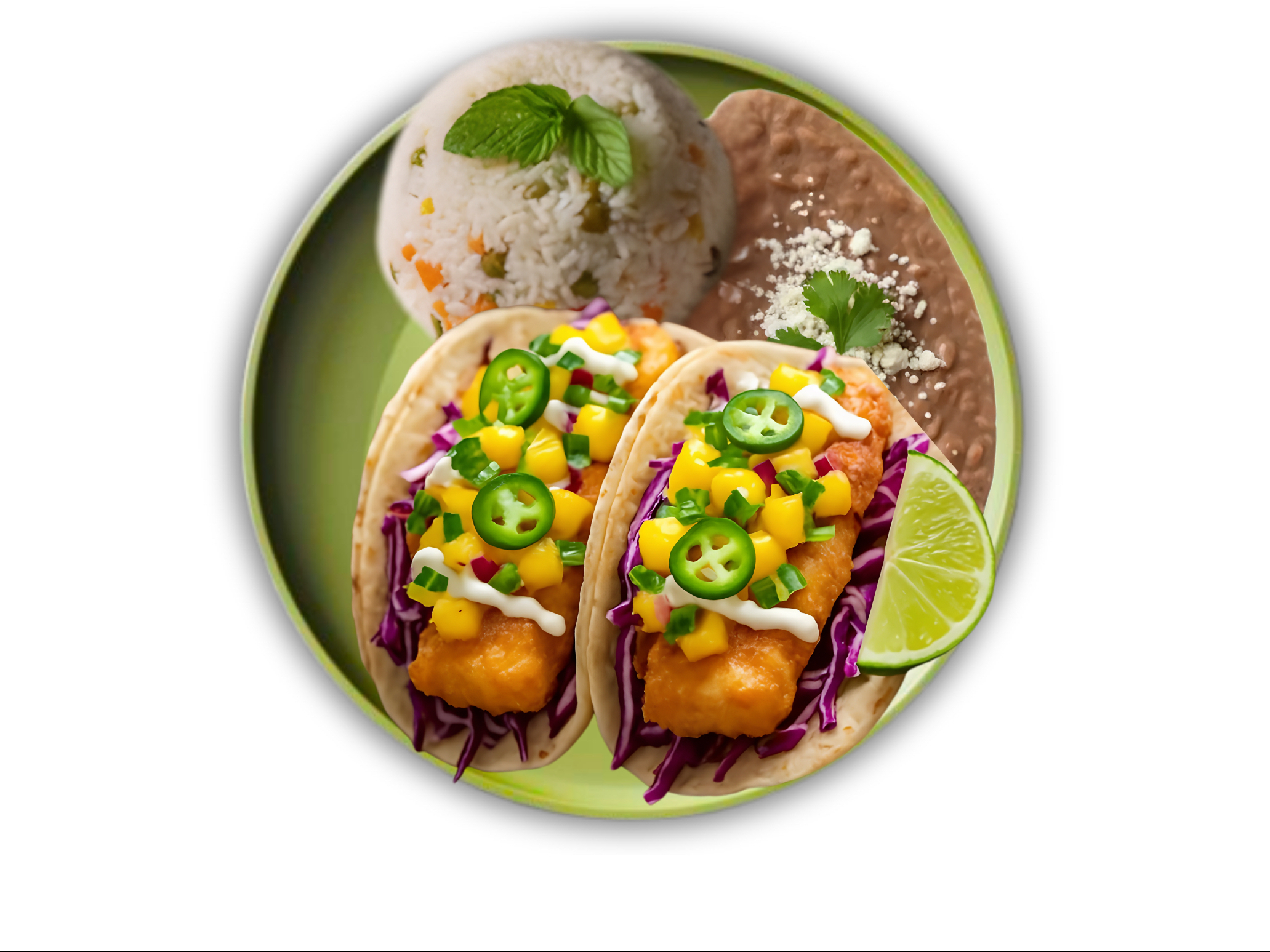 Baja Fish Tacos.