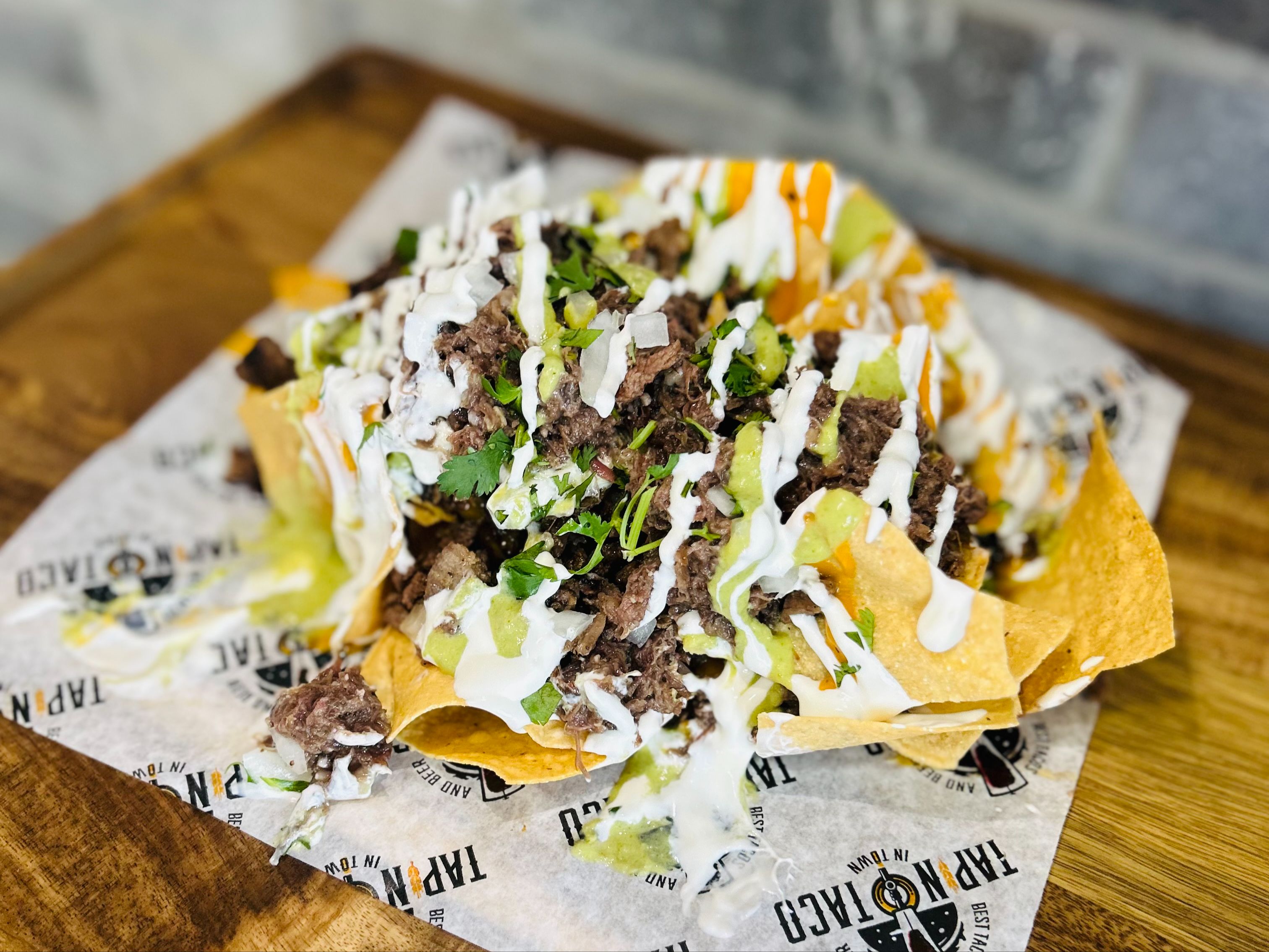Barbacoa Nachos.