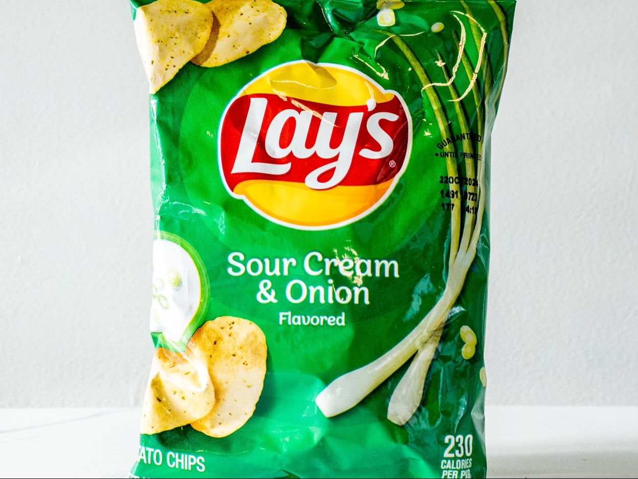 Lays Sour Cream & Onion.
