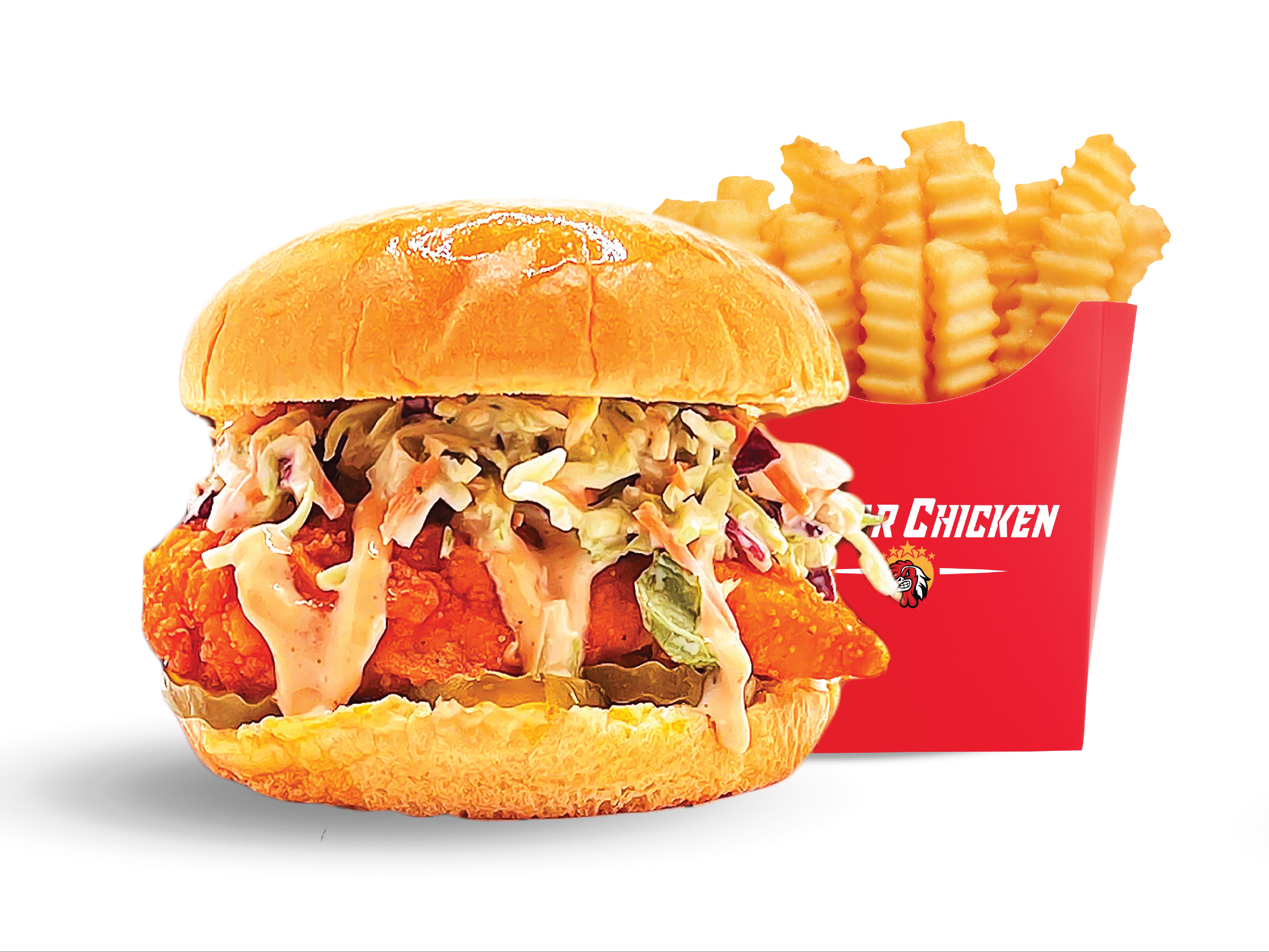 Kick'n Chicken W/Fries.