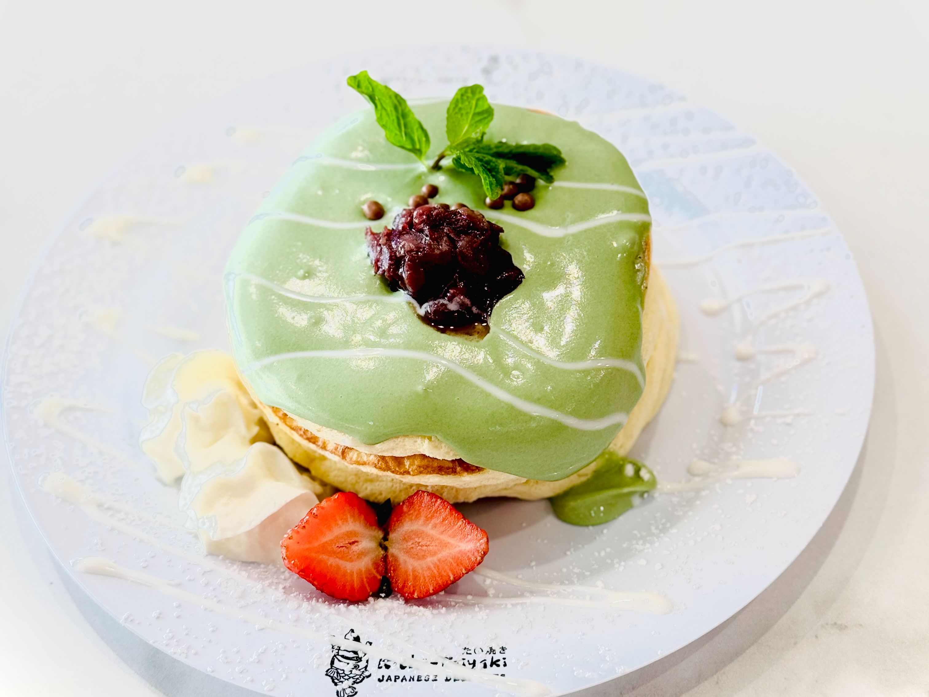 Matcha White Chocolate Pancake