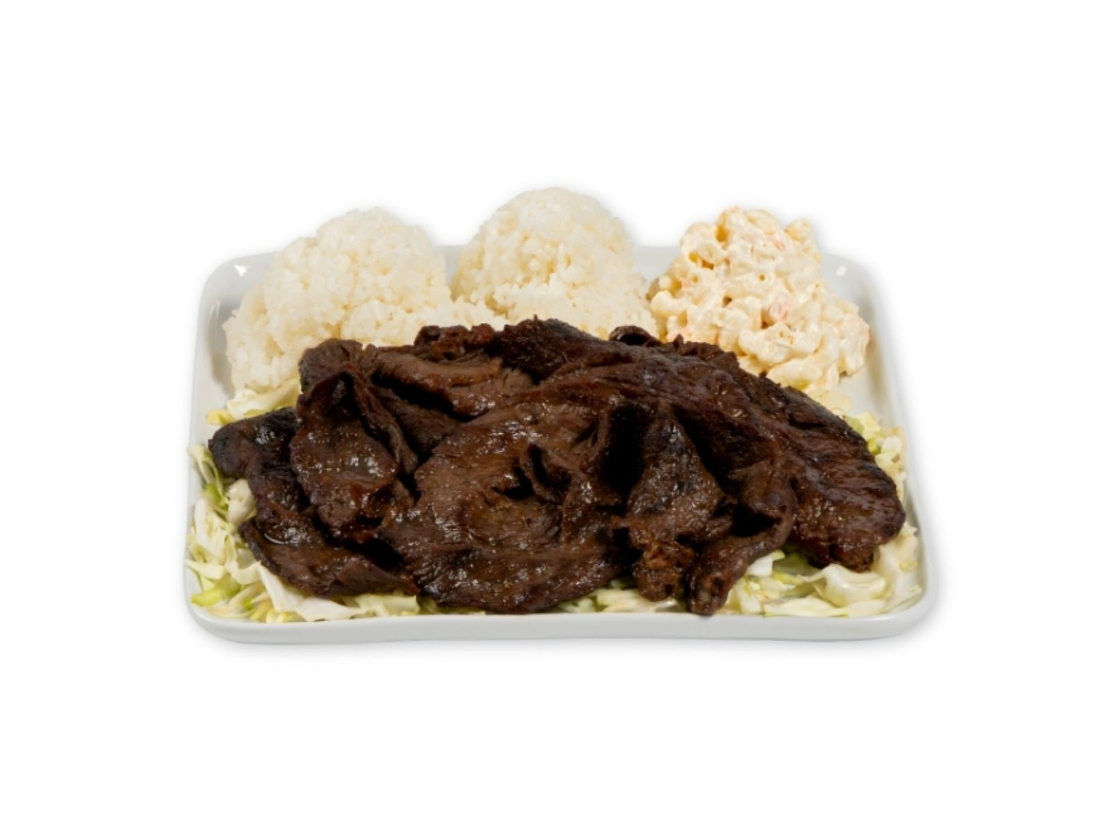 BBQ Beef Plate.