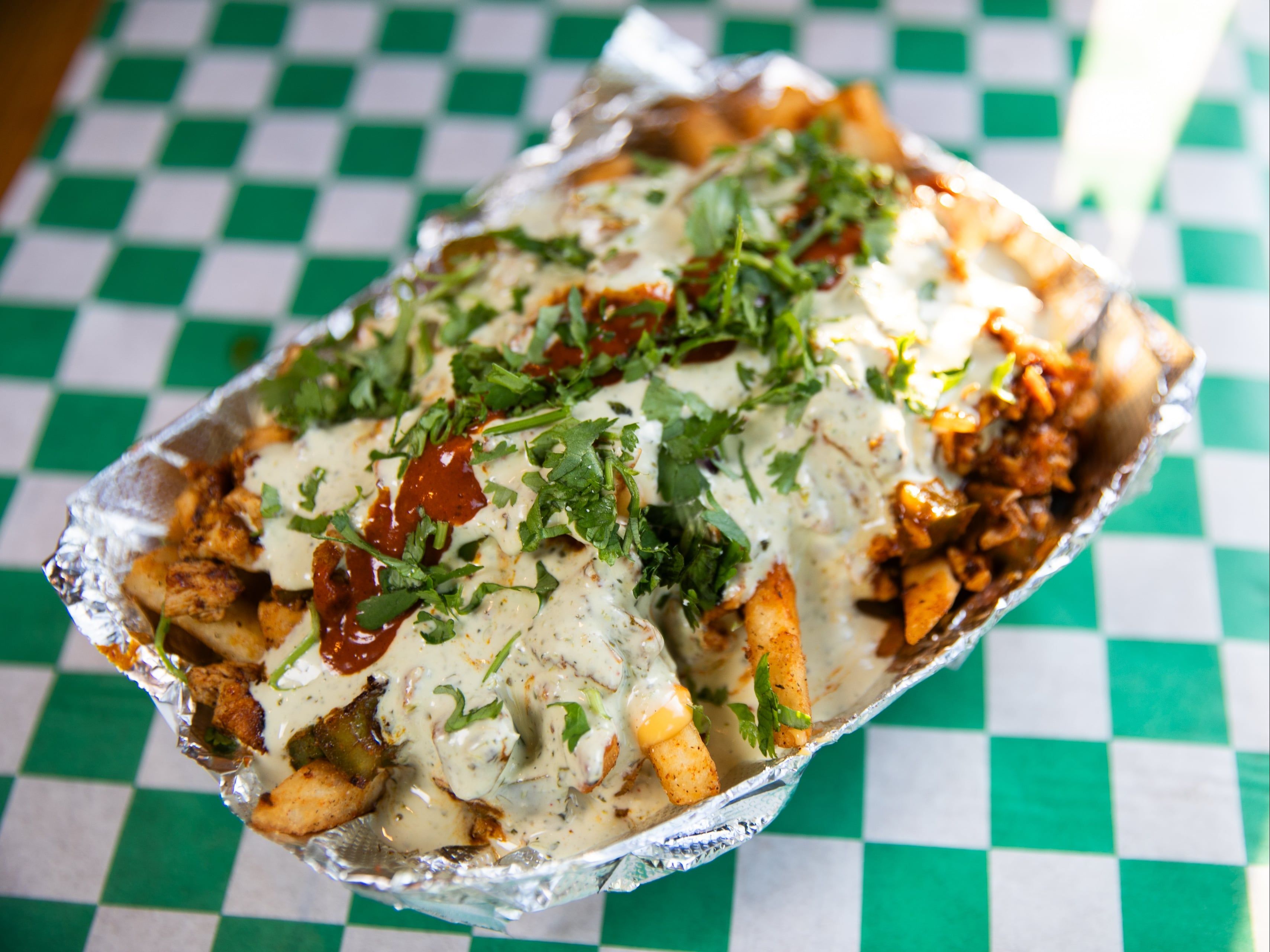 Buffalo Tandoori Loaded Fries.