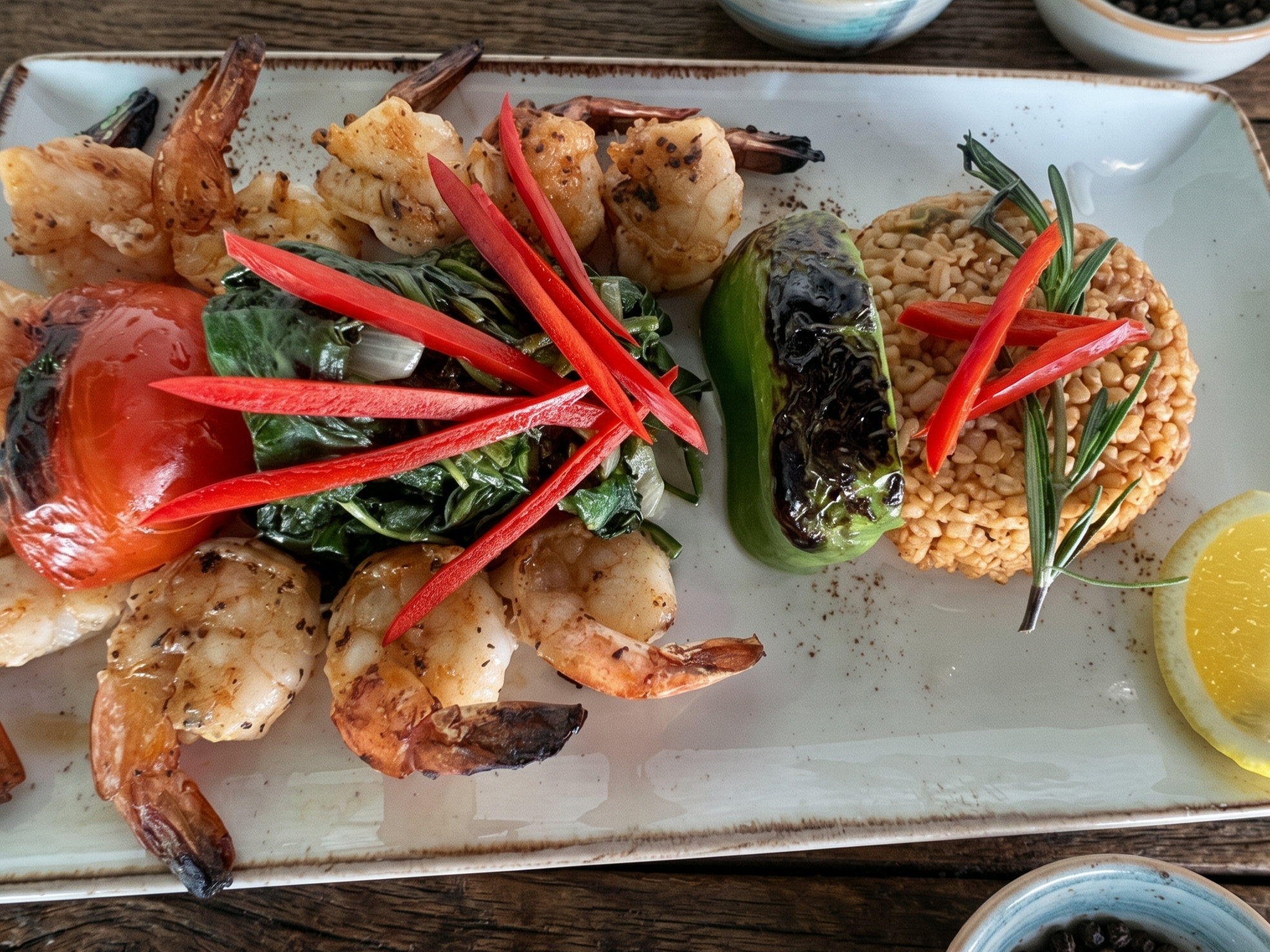 Grilled Shrimp.