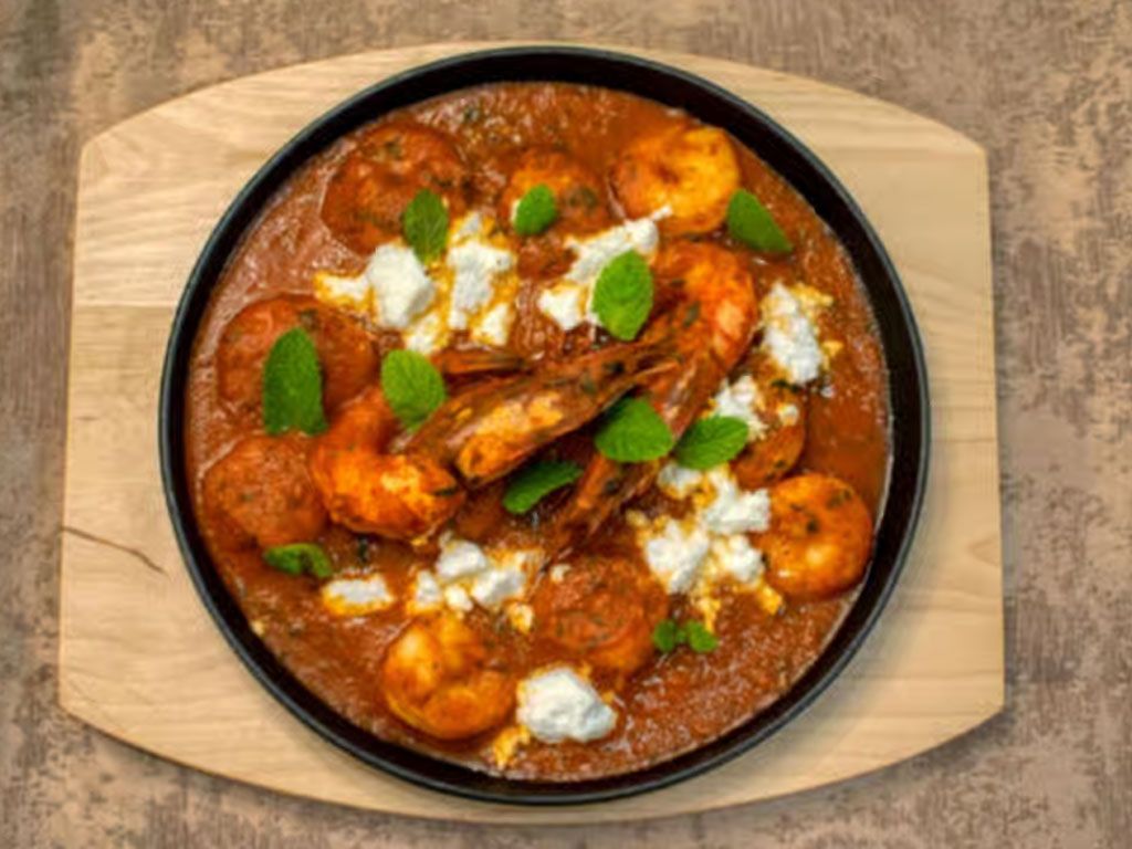 Shrimp Tikka Masala.