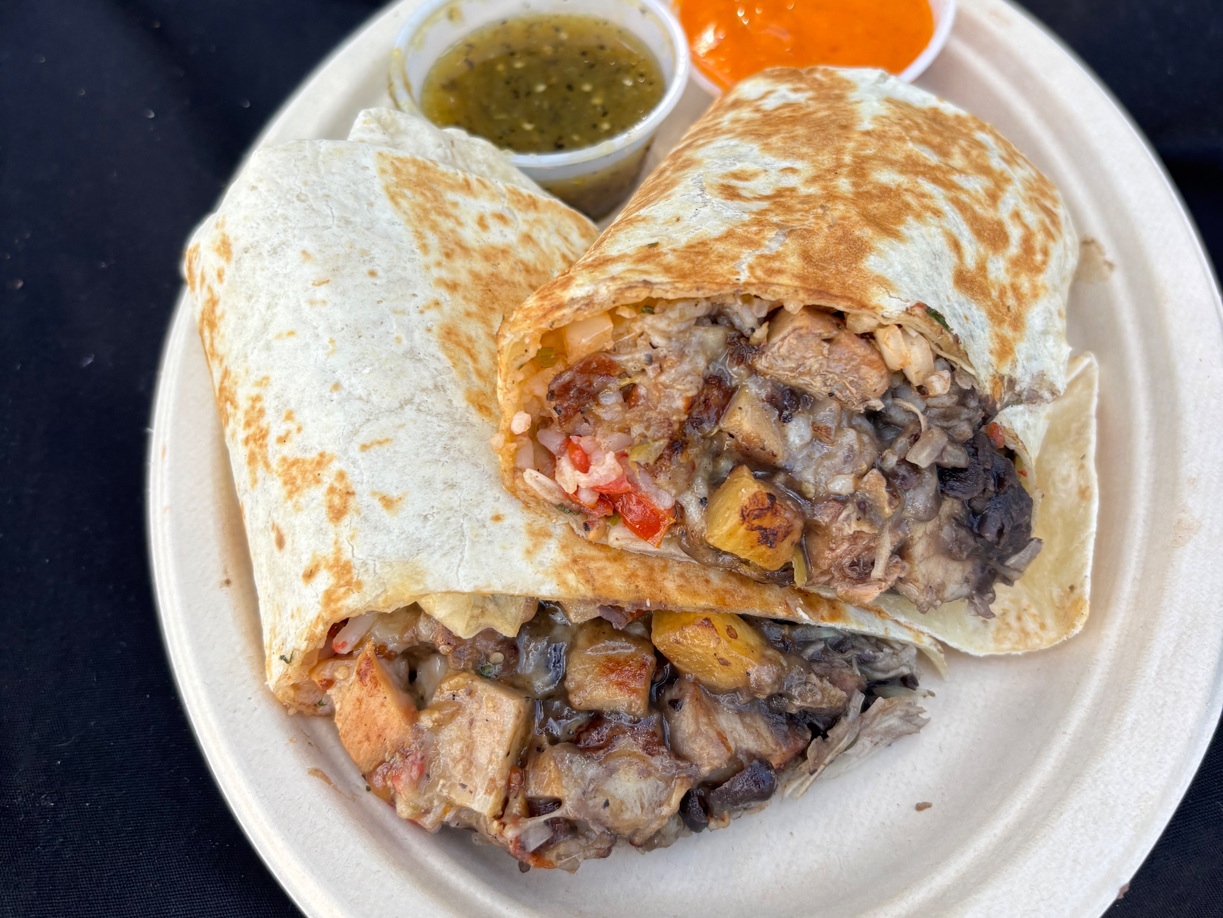 Pork Belly Burrito.