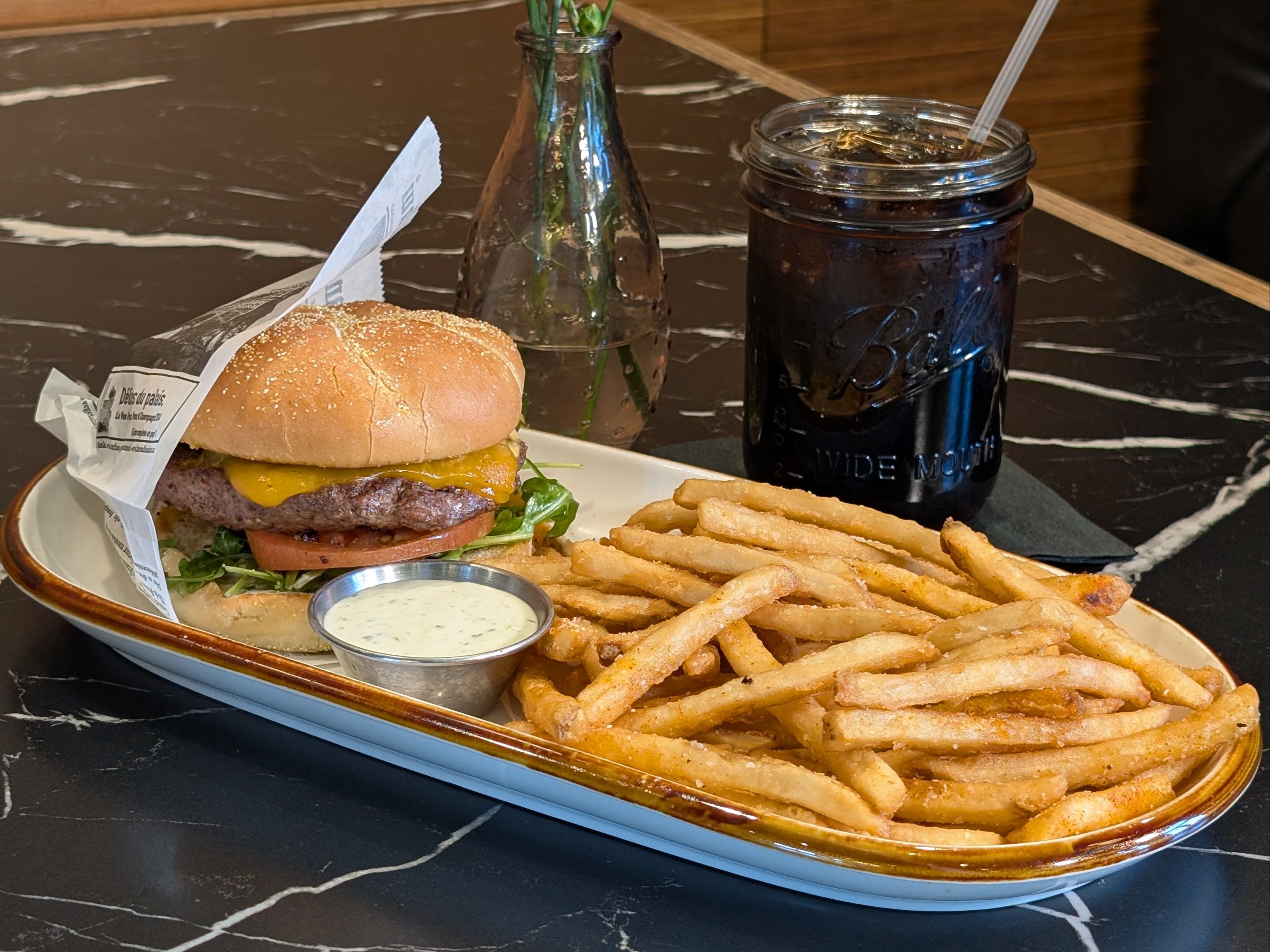 Custom Burger.