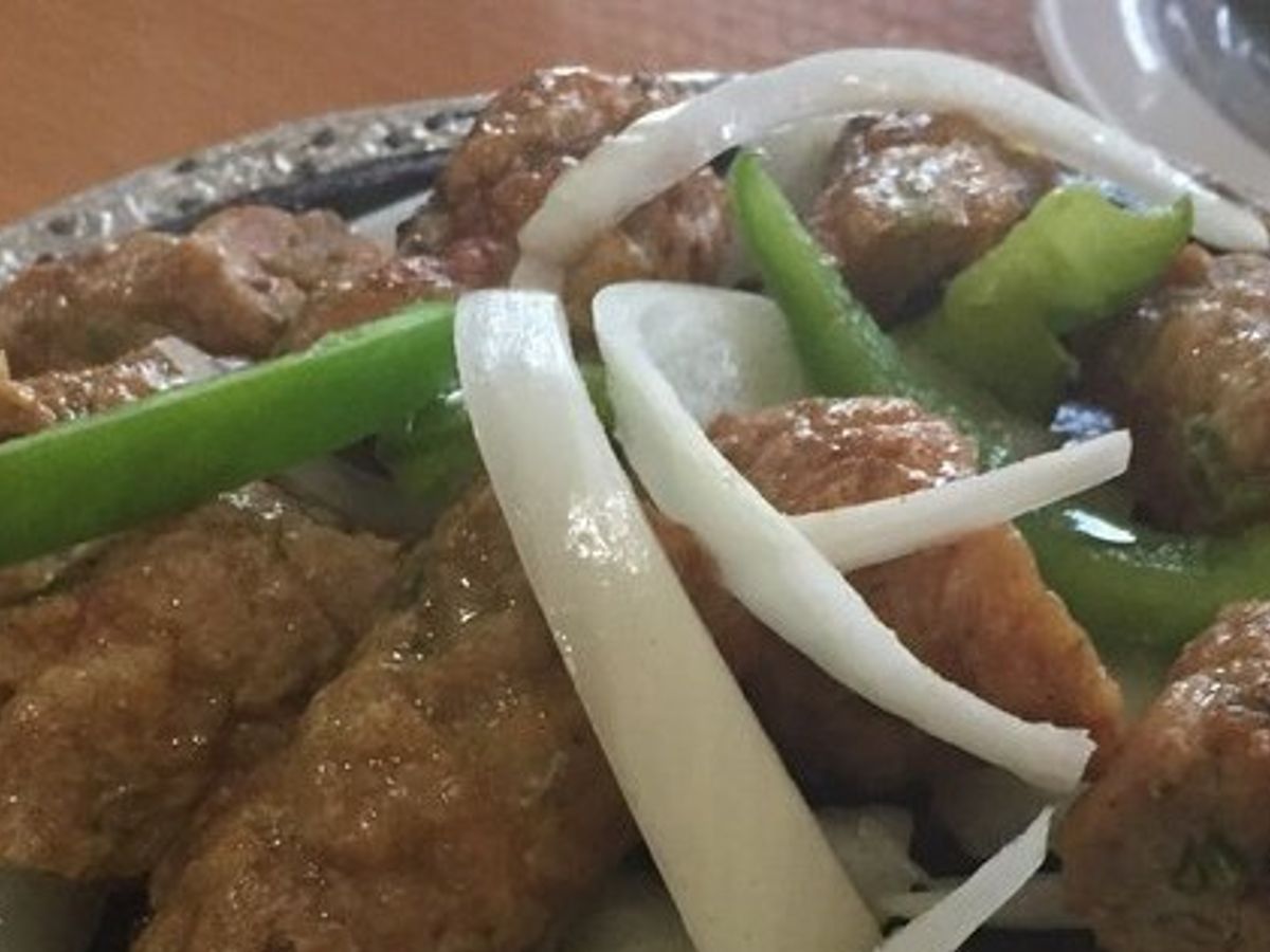 Chicken Seekh Kebab.