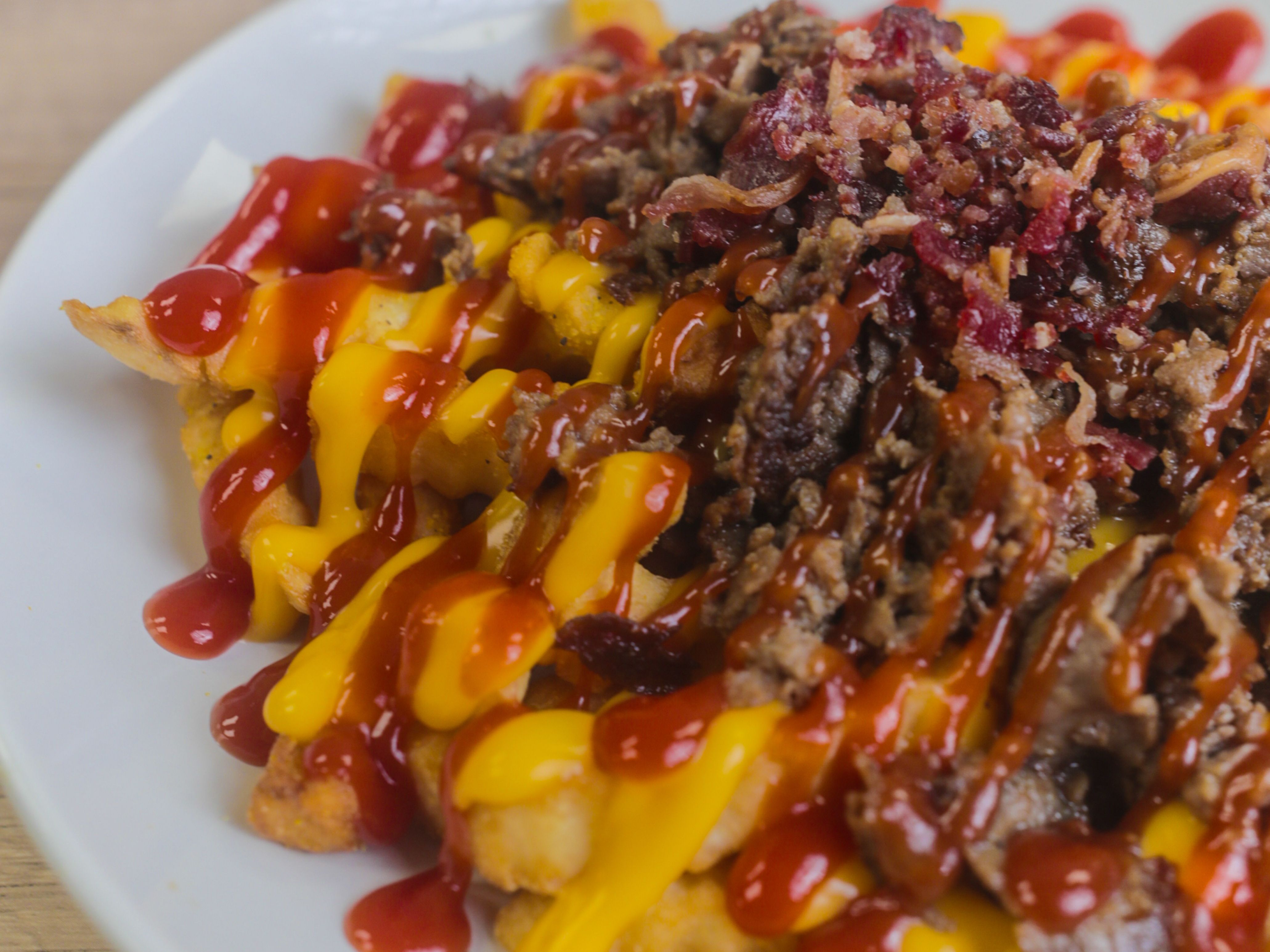 Cheesesteak loaded fries