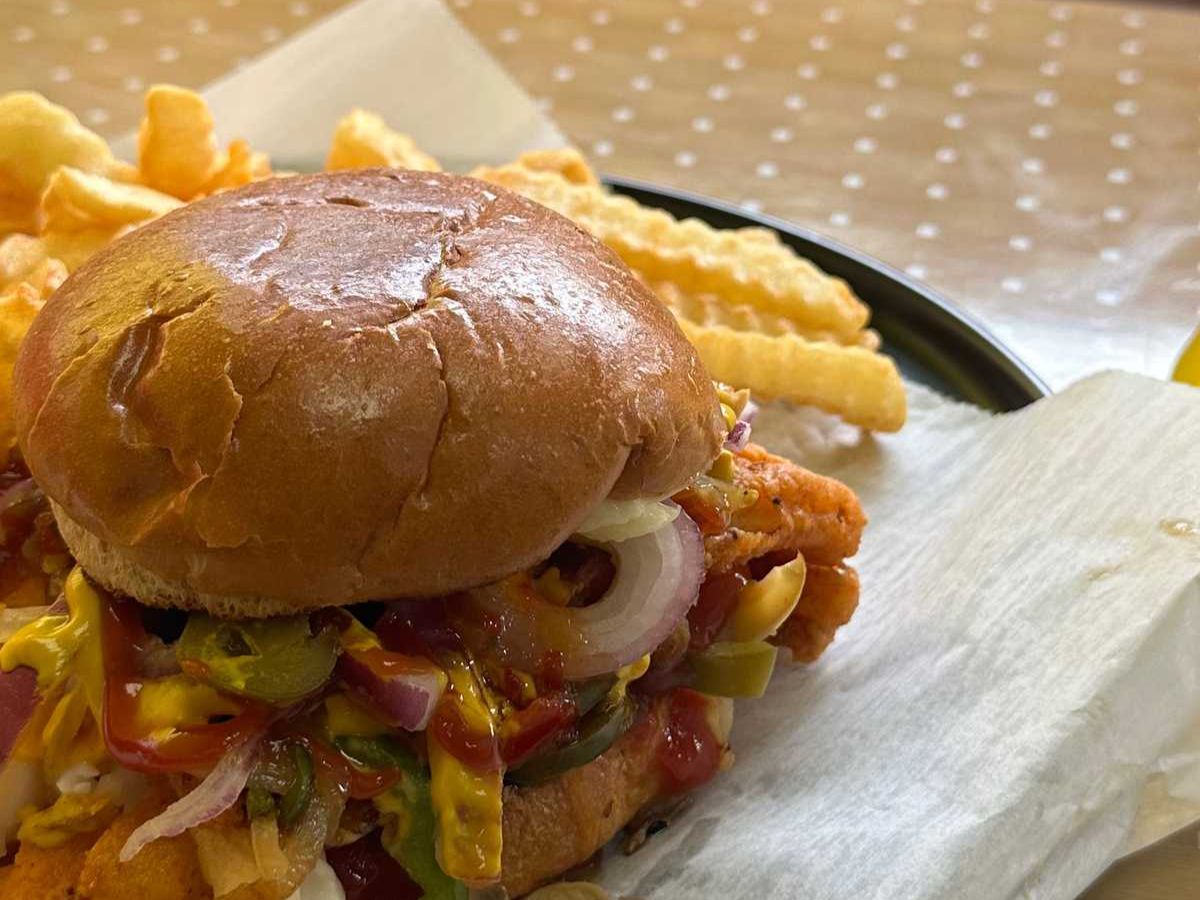 Catfish Fried Burger