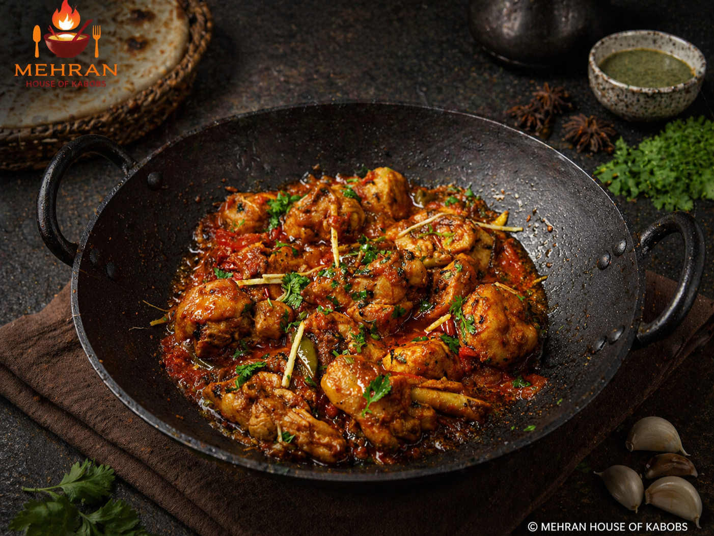 Chicken Karahi (Bone-in, For Two).