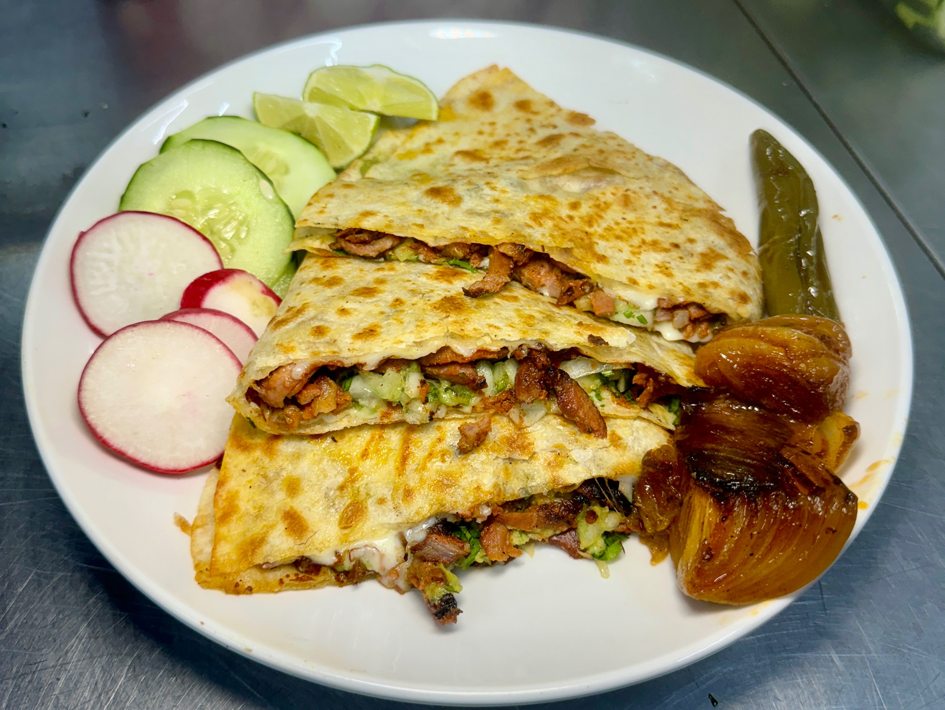 Quesadilla Pastor.