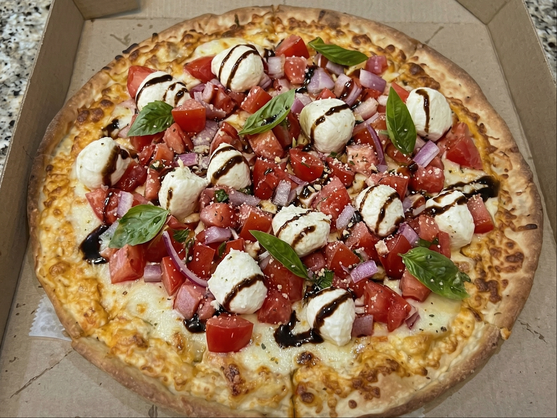 Bruschetta Pizza.