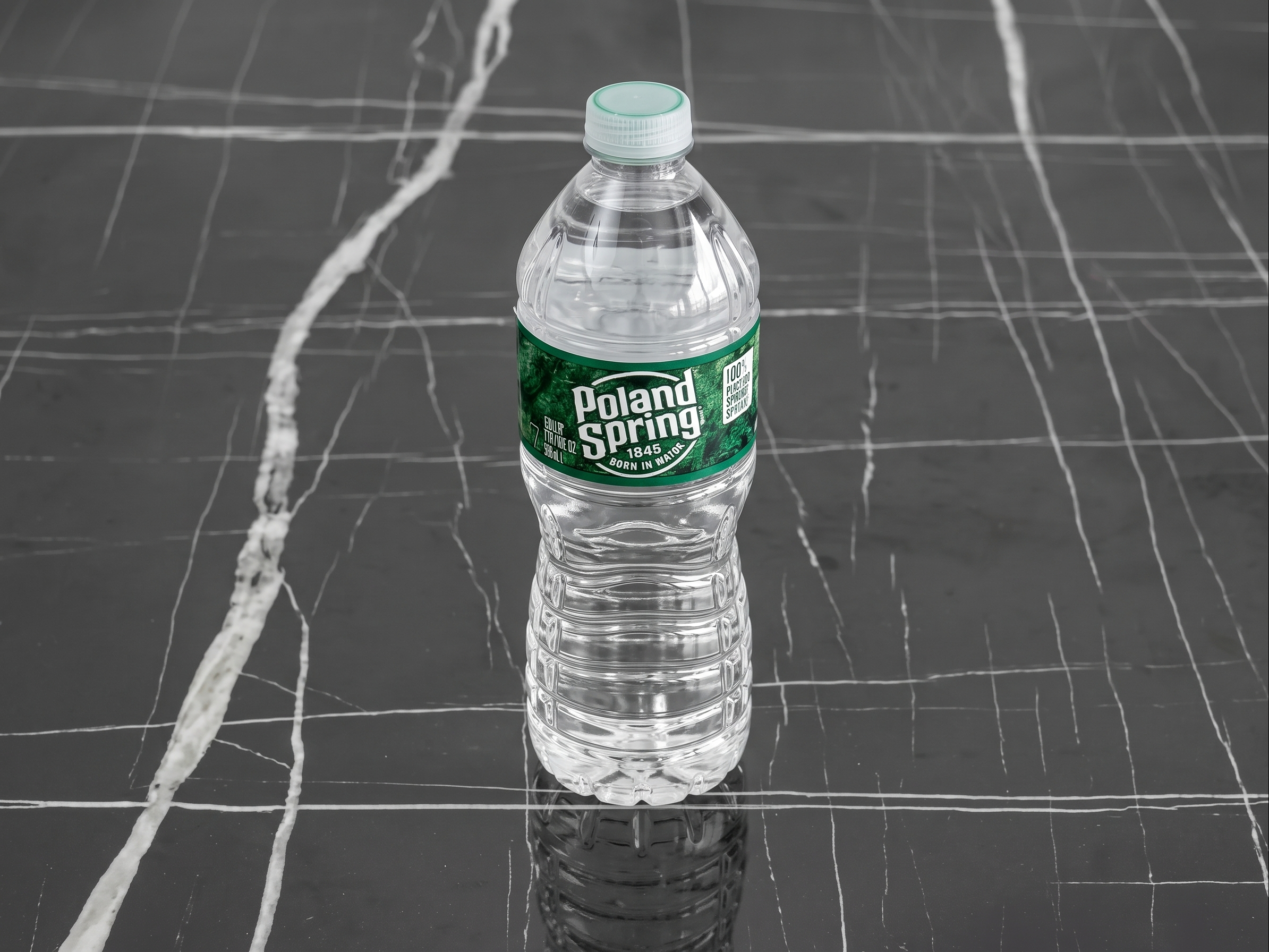 Poland Spring Water.