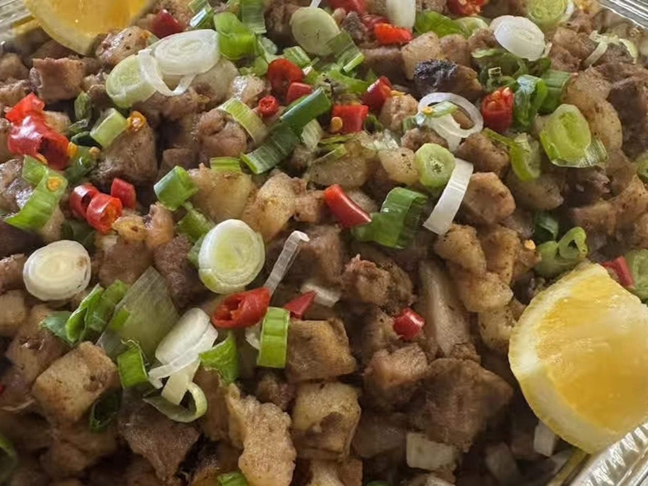 Pork Sisig.