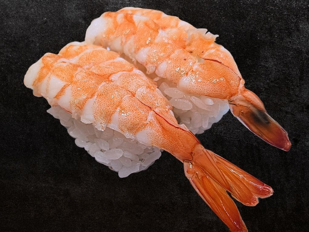 Ebi - Cooked Shrimp Nigiri.