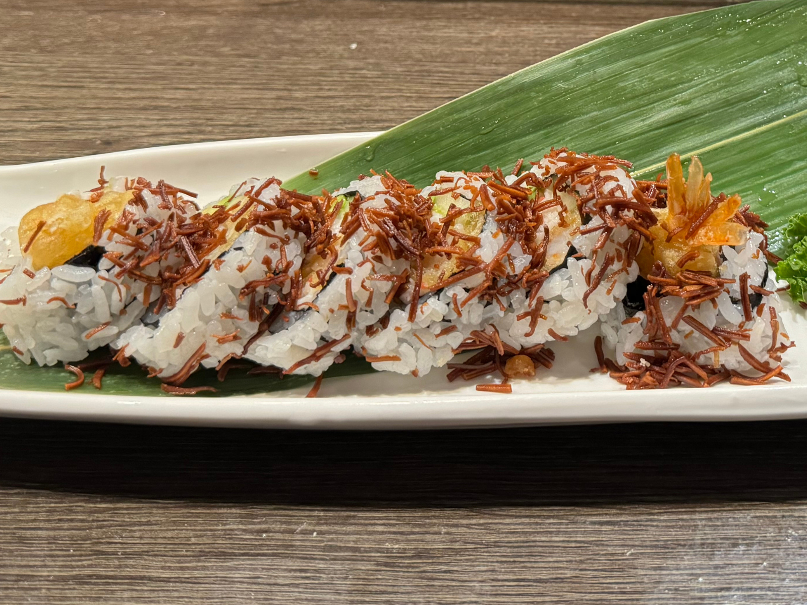 Coconut Shrimp Tempura Roll.