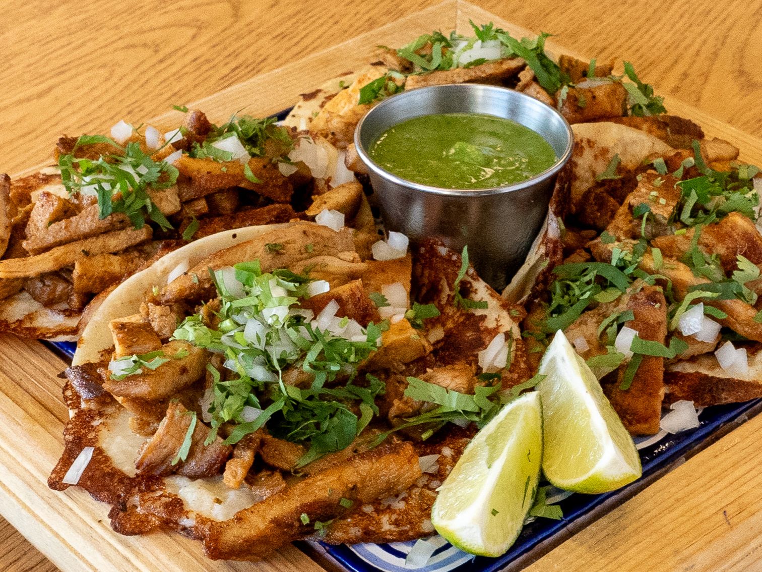 Grilled Chicken Tajin Tacos.