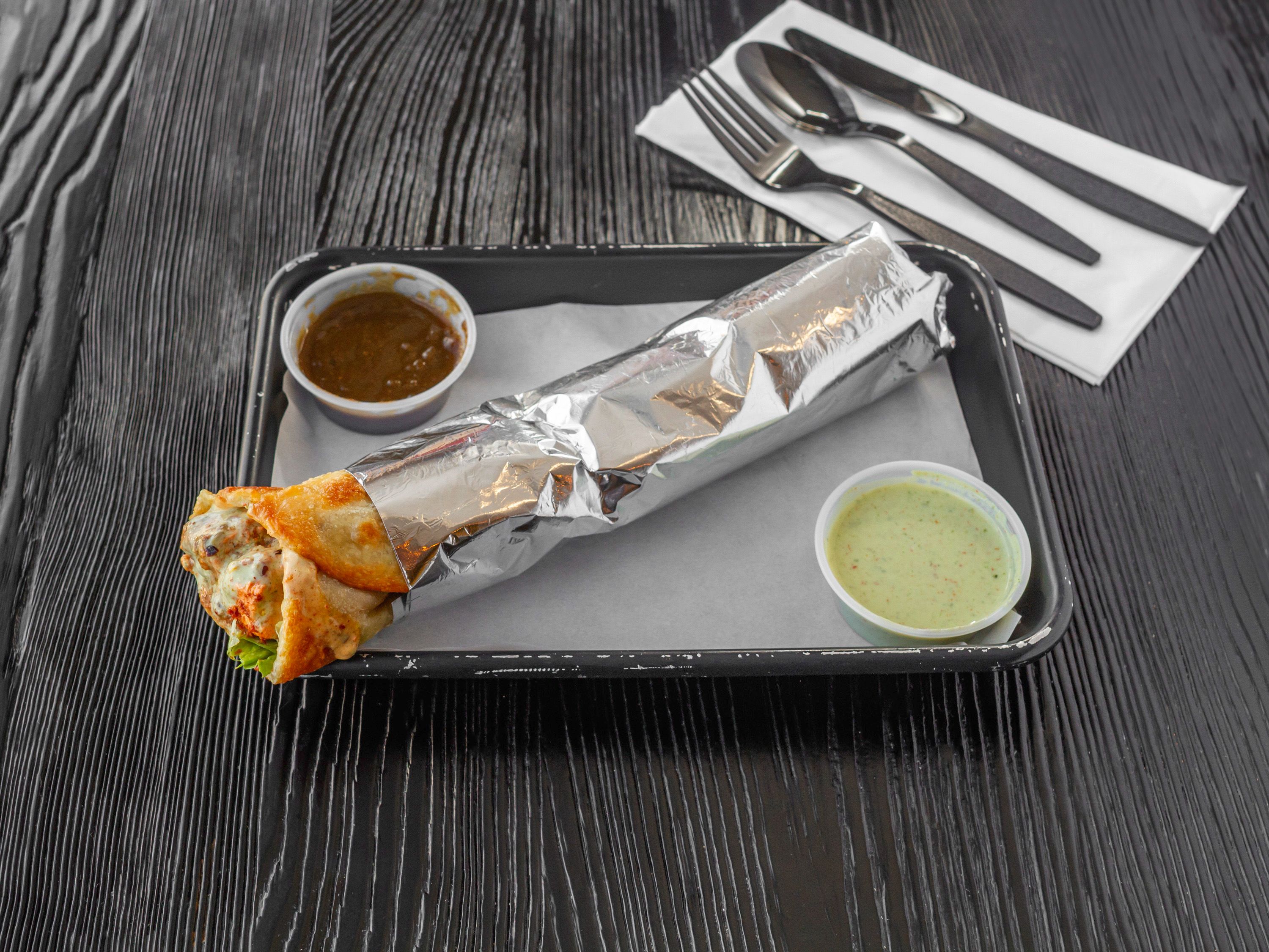 Chicken Garlic Mayo Roll