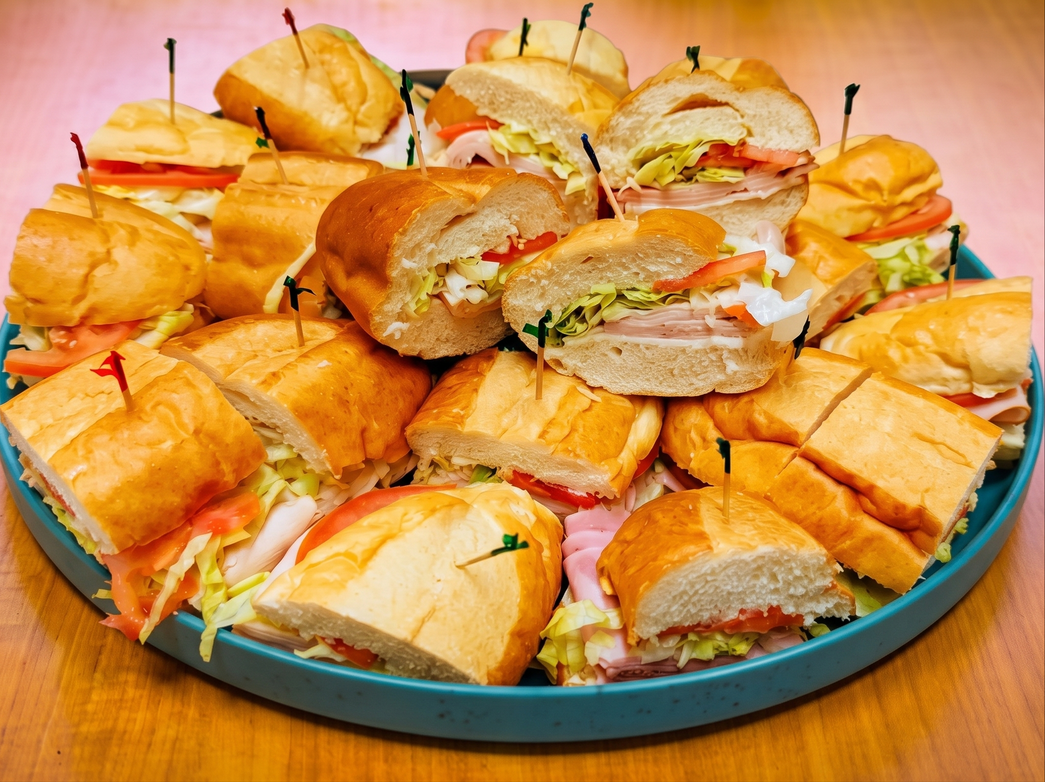 Deluxe Cold Sandwich Platter.