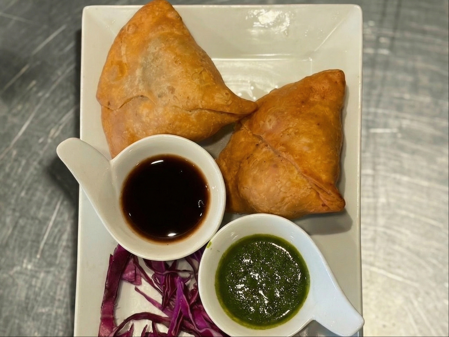Meat Samosa.