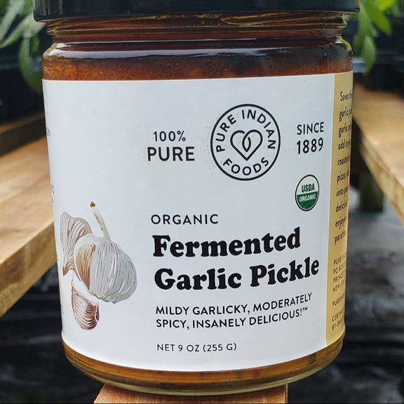 Organic Fermented Garlic Pickle 9oz