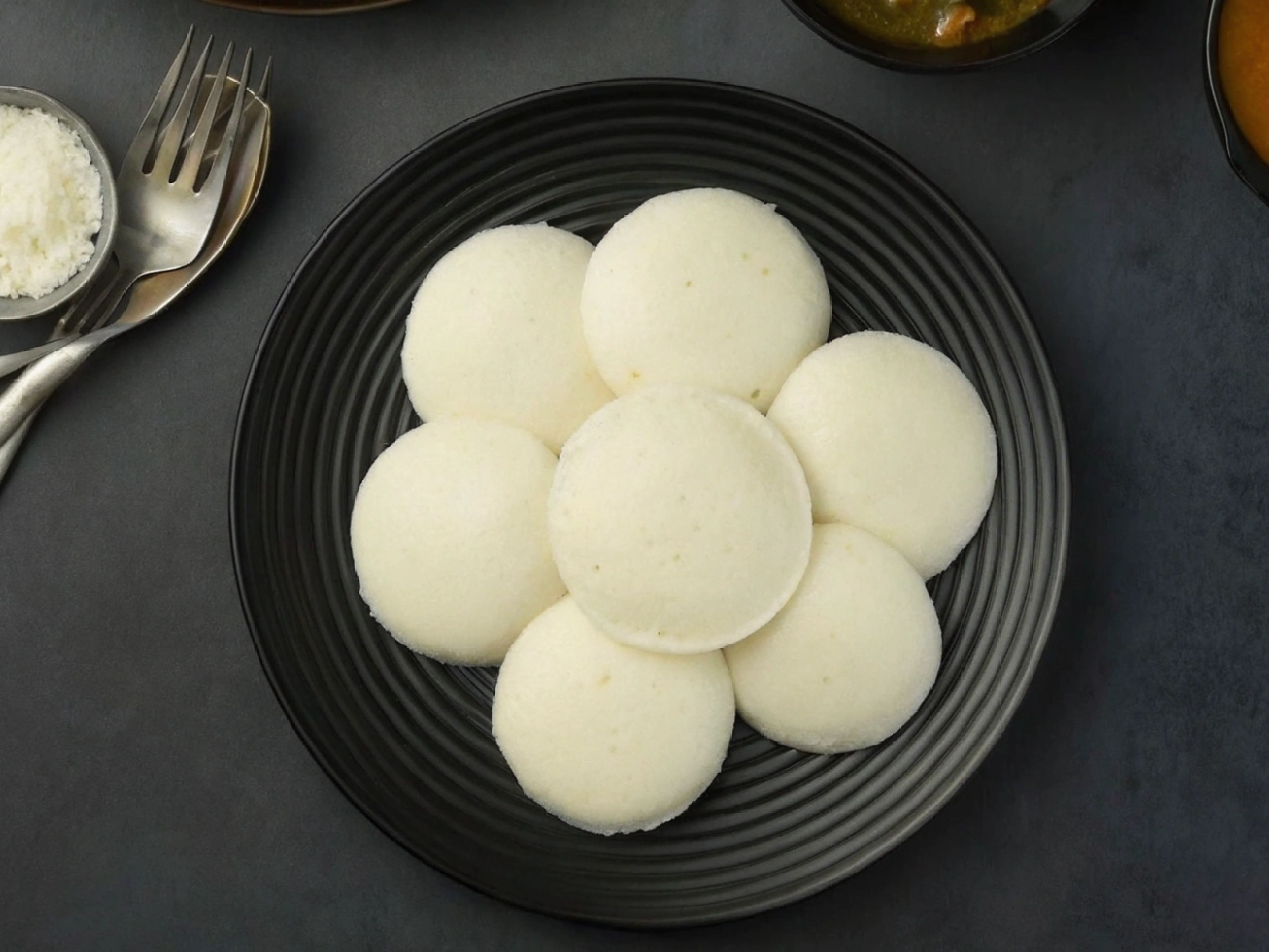 Plain Idli (3 Pcs).