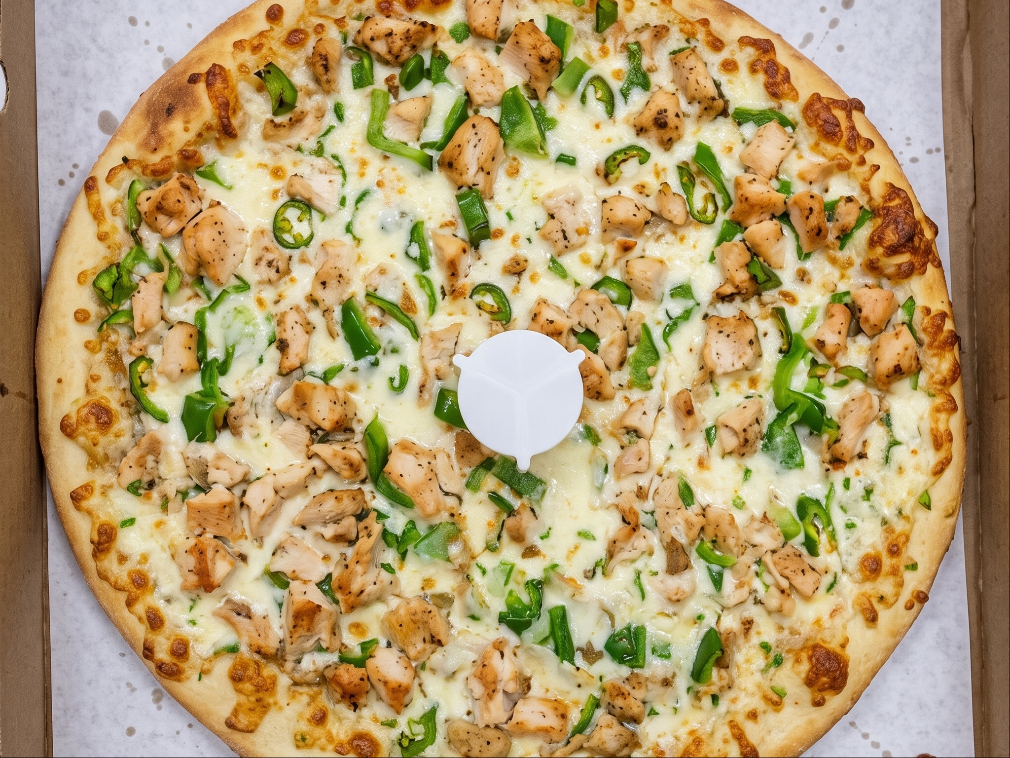 Sm Chicken Pizza.