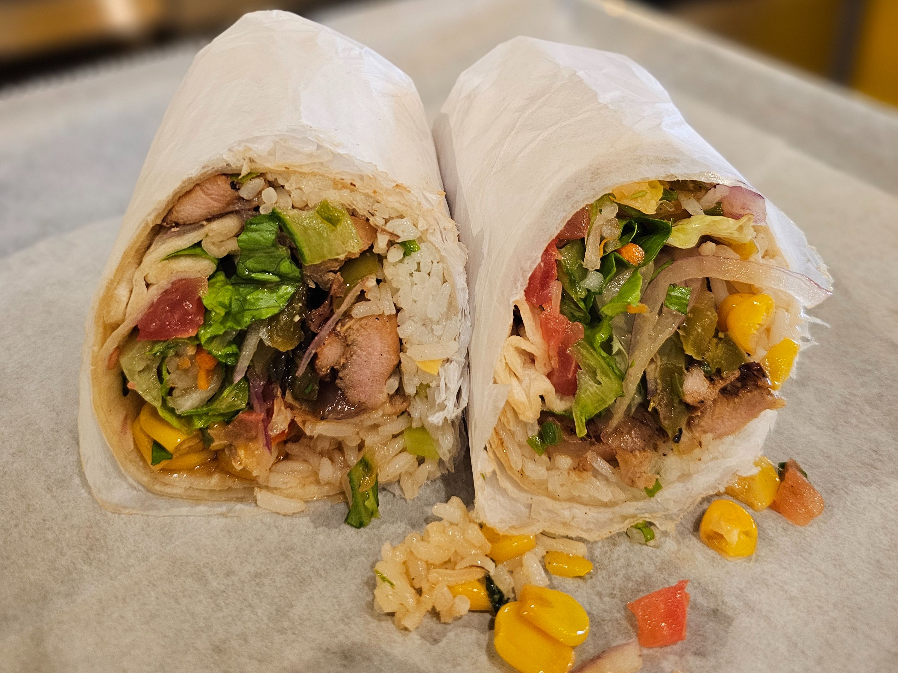 Tofu Pineapple Viet-Wrap (L).