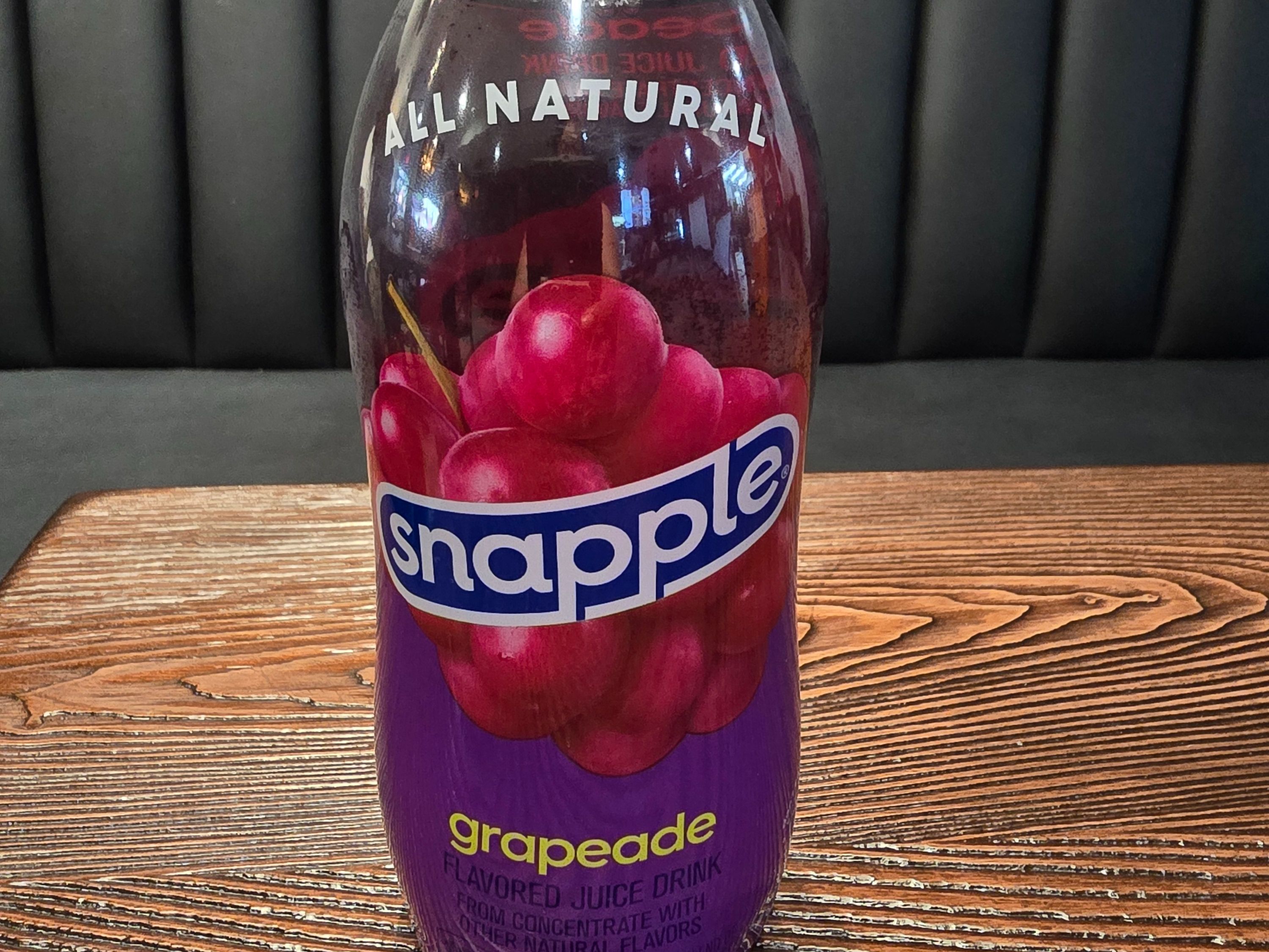 Snapple Fruit Punch.