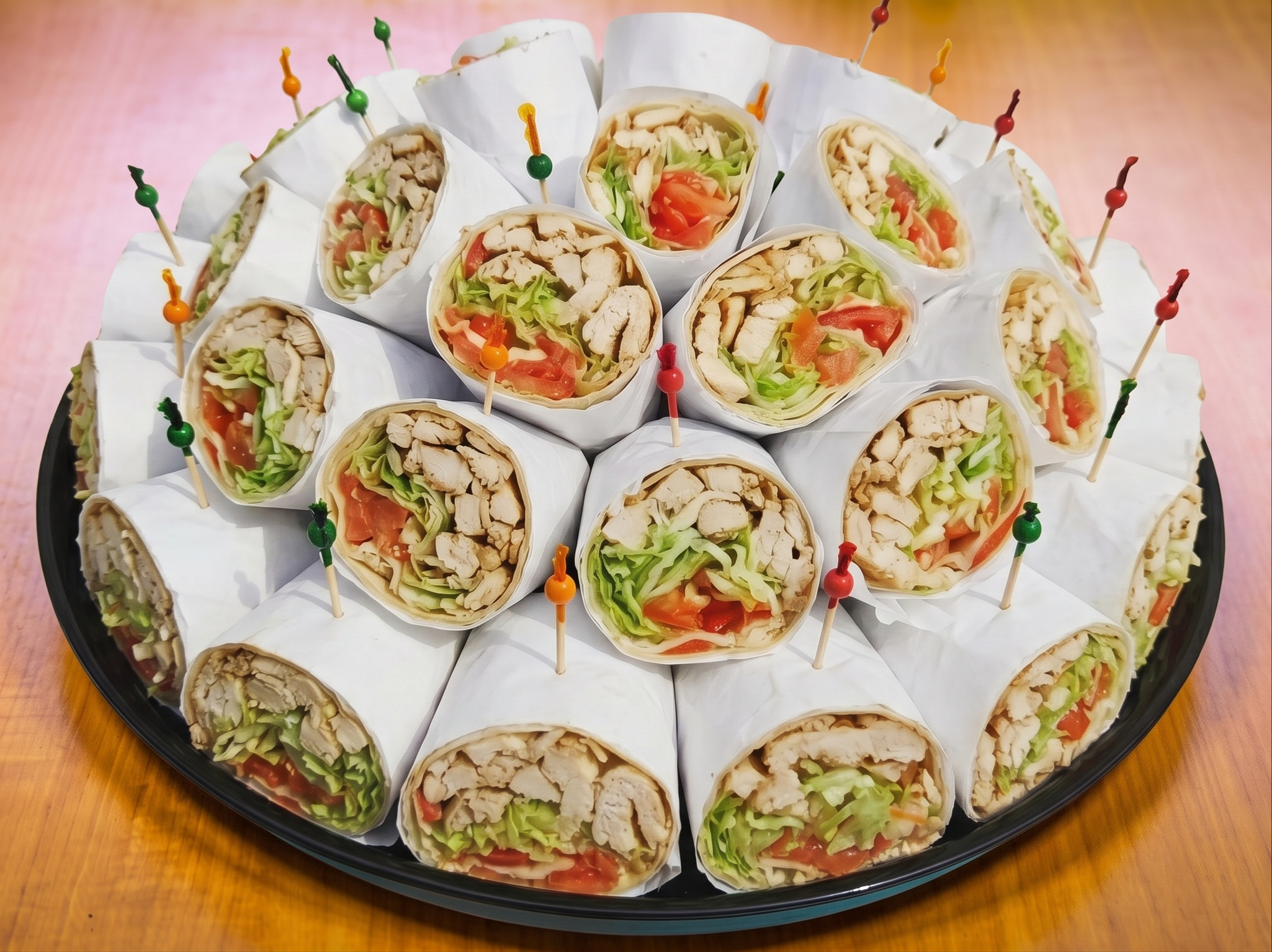 Combo Hot Sandwich Platter.
