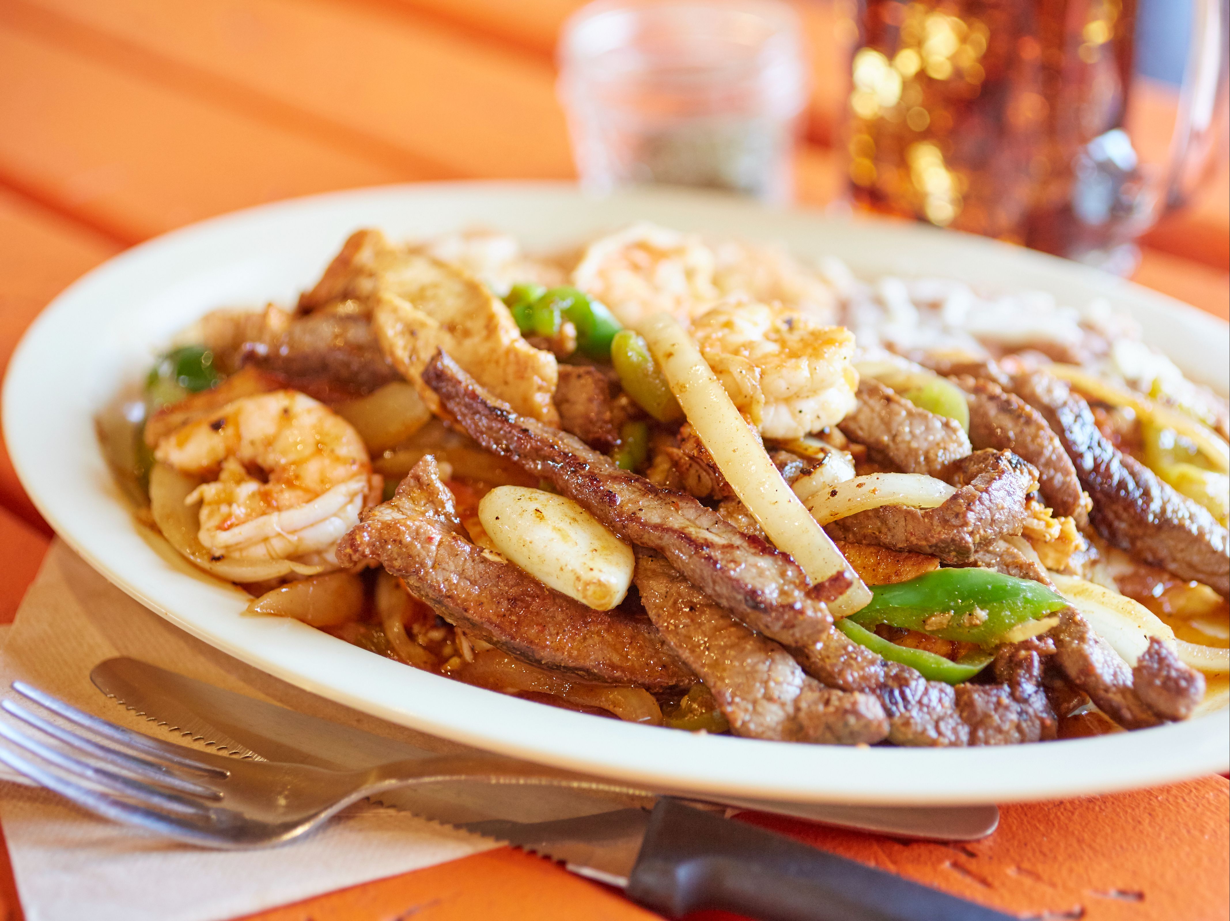 Fajitas Plate.