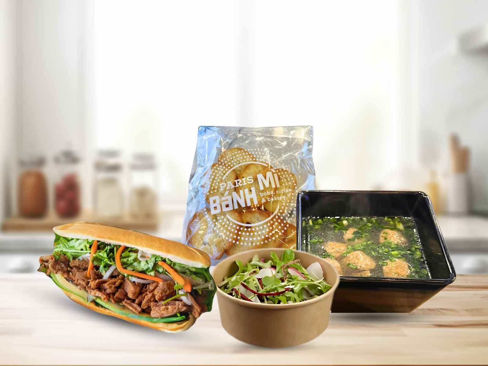 Pick-2 Entree Vegetarian / Bánh Mì Chay - Small (6).