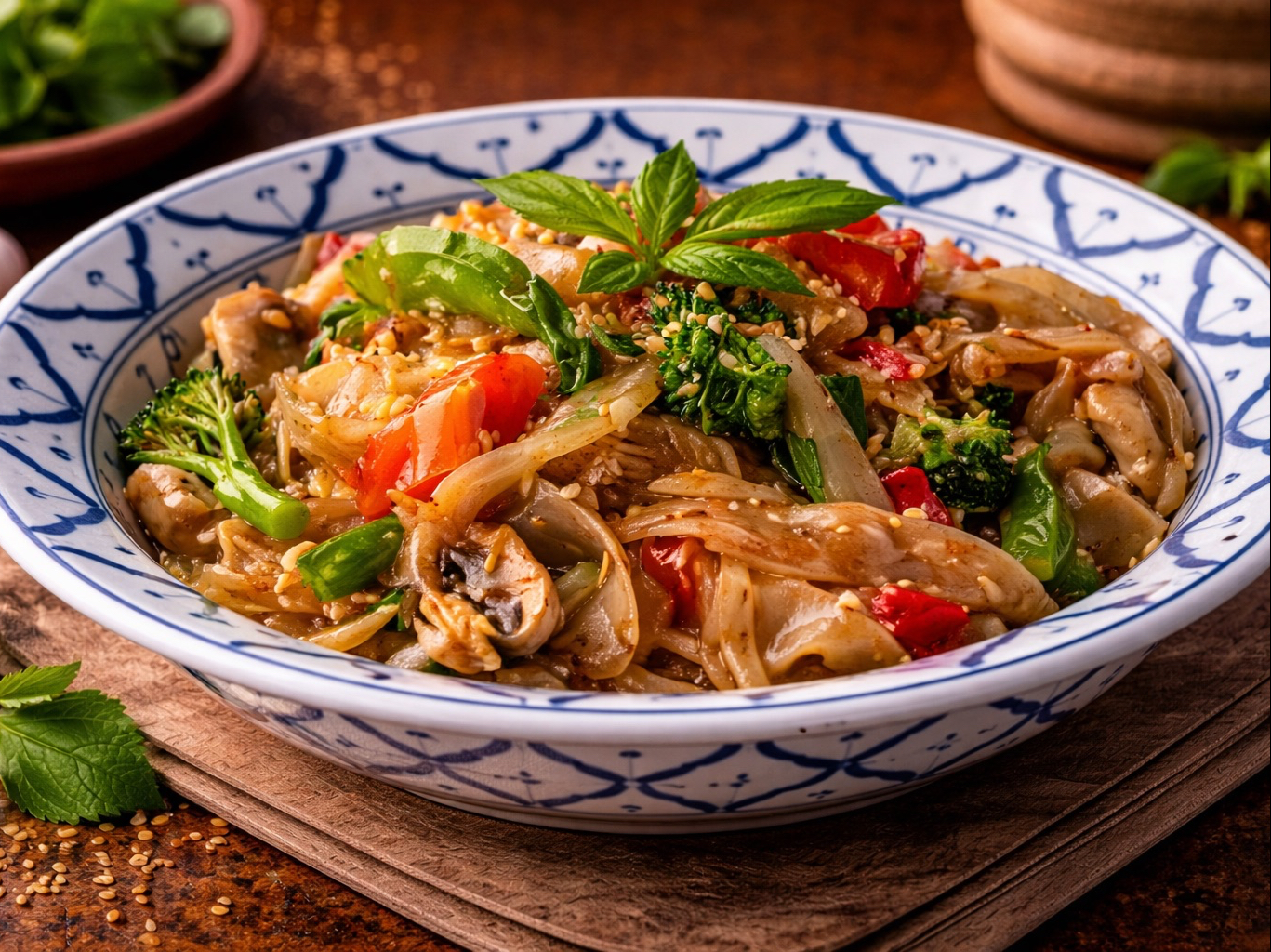 Drunken Noodles.
